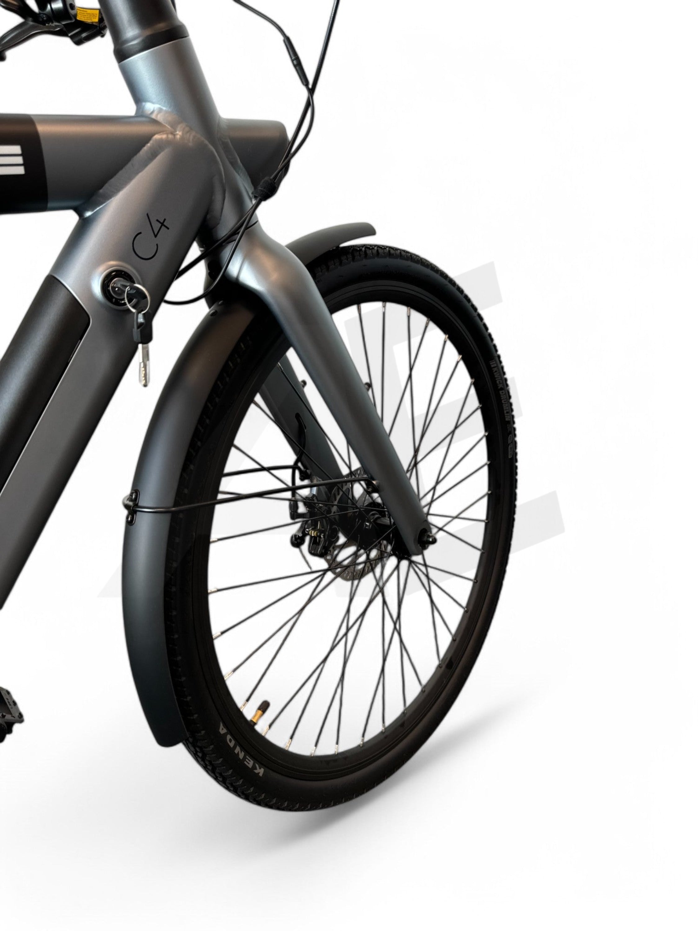 Vogue C4 Elektrische Fiets 7Sp Belt 36V 12 8Ah E-Bike - Gravity Grey Vogue E-Bike