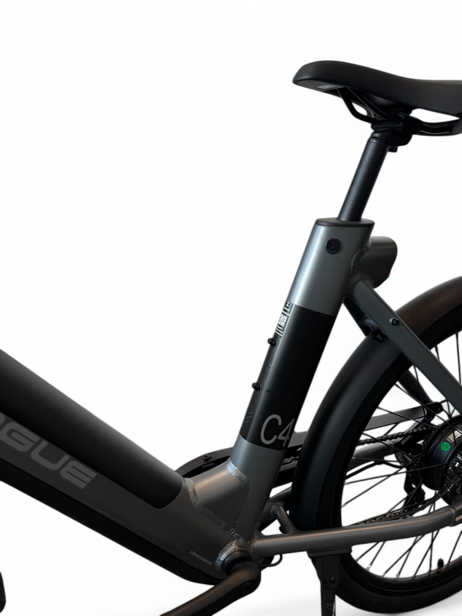 Vogue C4 Lady Elektrische fiets 7DR Shimano 9,6Ah 36V 345,6Wh E-bike - Gravity Grey - AE-trading