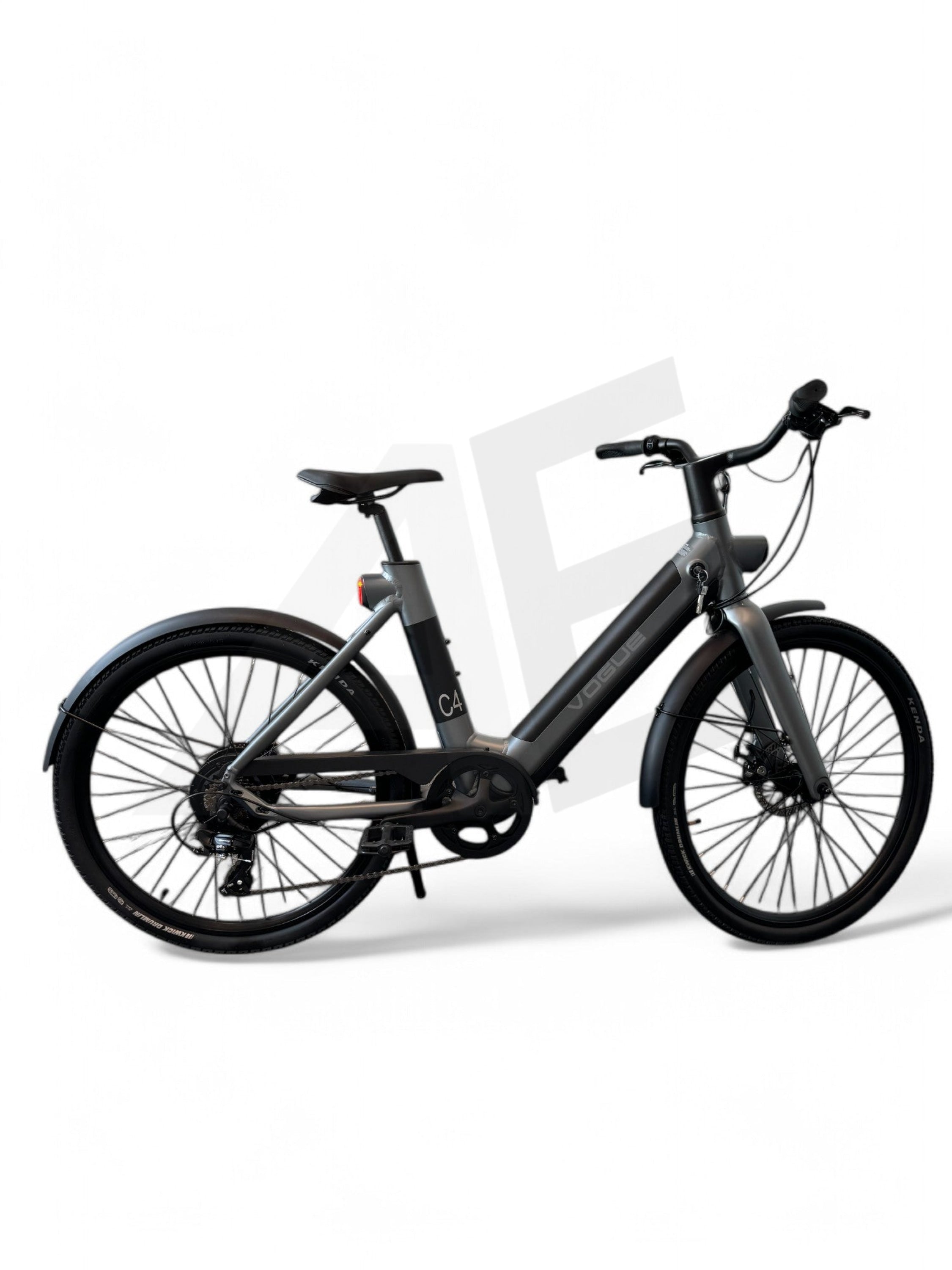 Vogue C4 Lady Elektrische Fiets 7Dr Shimano 9 6Ah 36V 345 6Wh E-Bike - Gravity Grey Vogue E-Bike