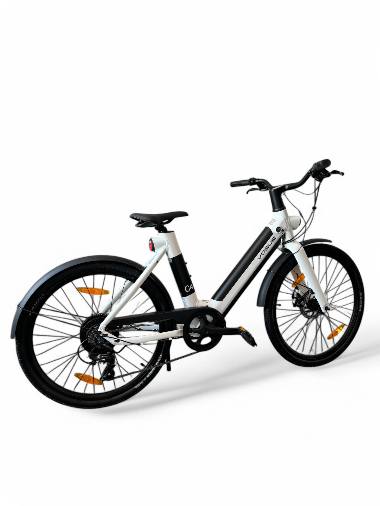 Vogue C4 Lady Elektrische fiets 7DR Shimano 9,6Ah 36V 345,6Wh E-bike - Glacier White - AE-trading