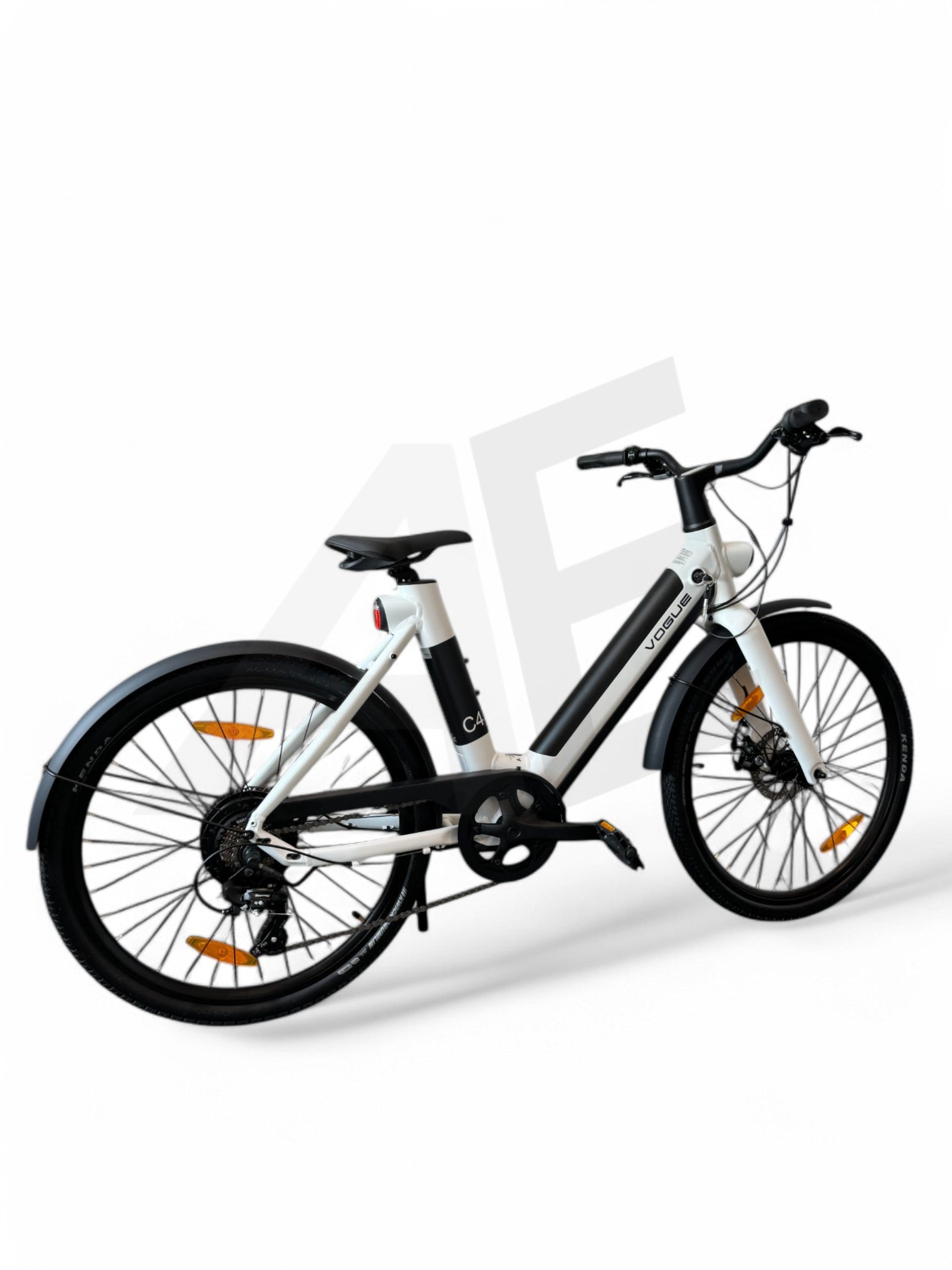 Vogue C4 Lady Elektrische Fiets 7Dr Shimano 9 6Ah 36V 345 6Wh E-Bike - Glacier White Vogue E-Bike