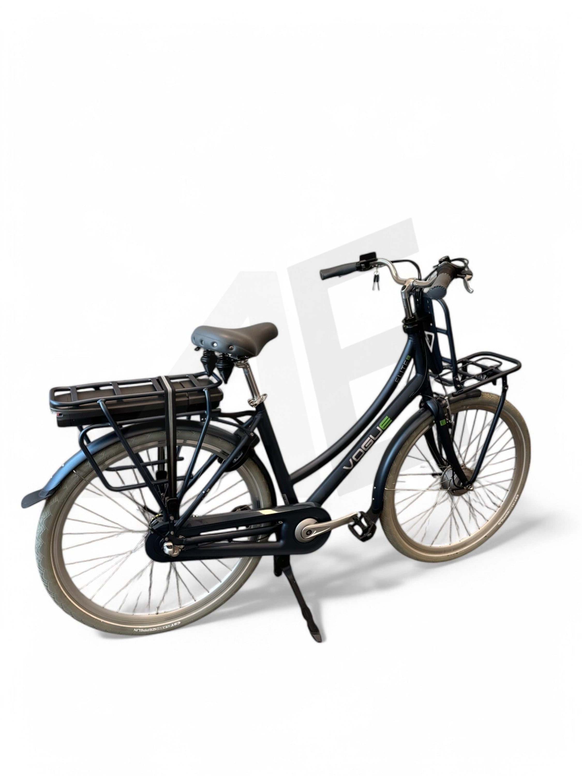 Vogue Elite Elektrische Fiets 3 versnellingen 13Ah 50cm E-bike - Jeans Blauw