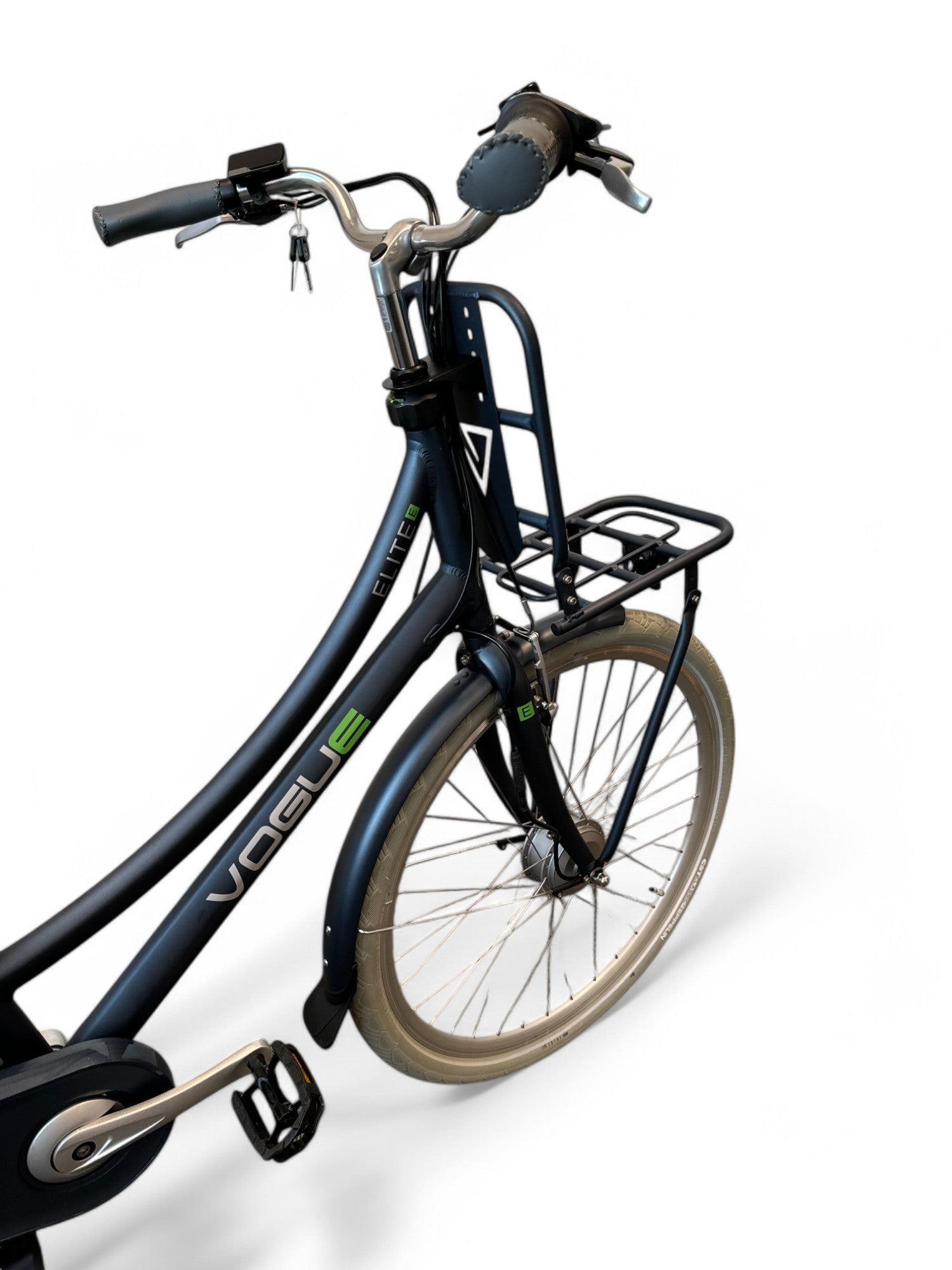 Vogue Elite Elektrische Fiets 3 versnellingen 13Ah 57cm E-bike - Jeans Blauw - AE-trading