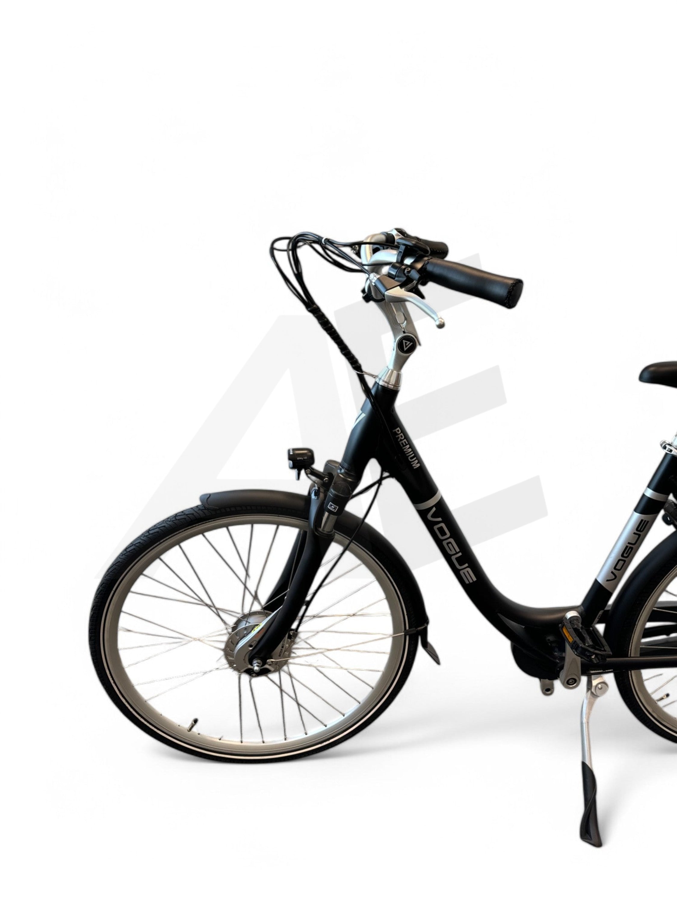 Vogue Premium E-bike 7SP 53cm Lage Instap - Mat Zwart