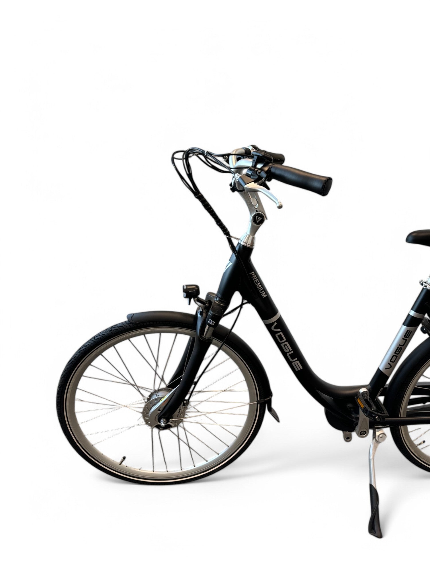 Vogue Premium E-bike 7SP 48cm Lage Instap - Mat Zwart - AE-trading