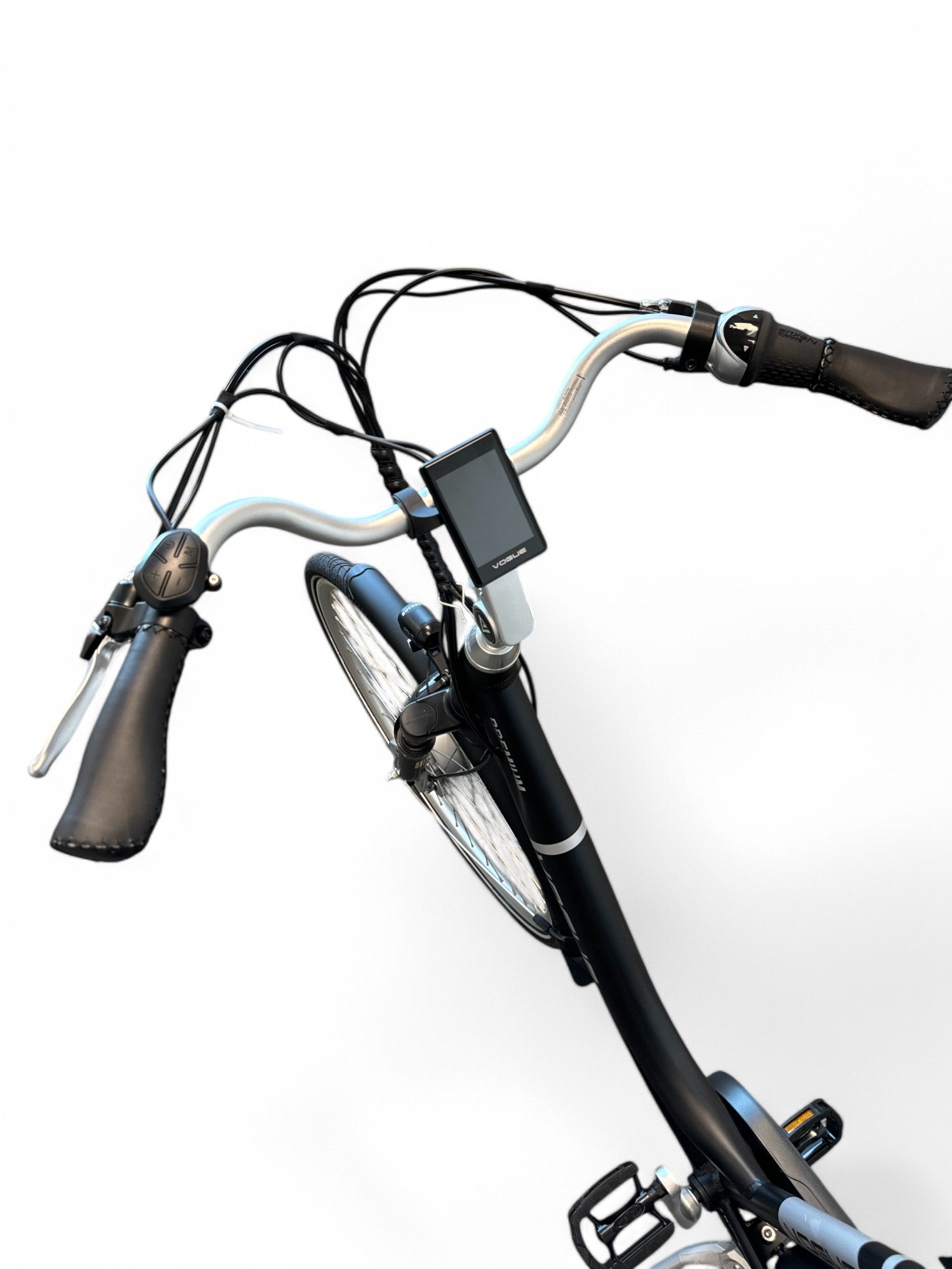 Vogue Premium E-bike 7SP 48cm Lage Instap - Mat Zwart - AE-trading