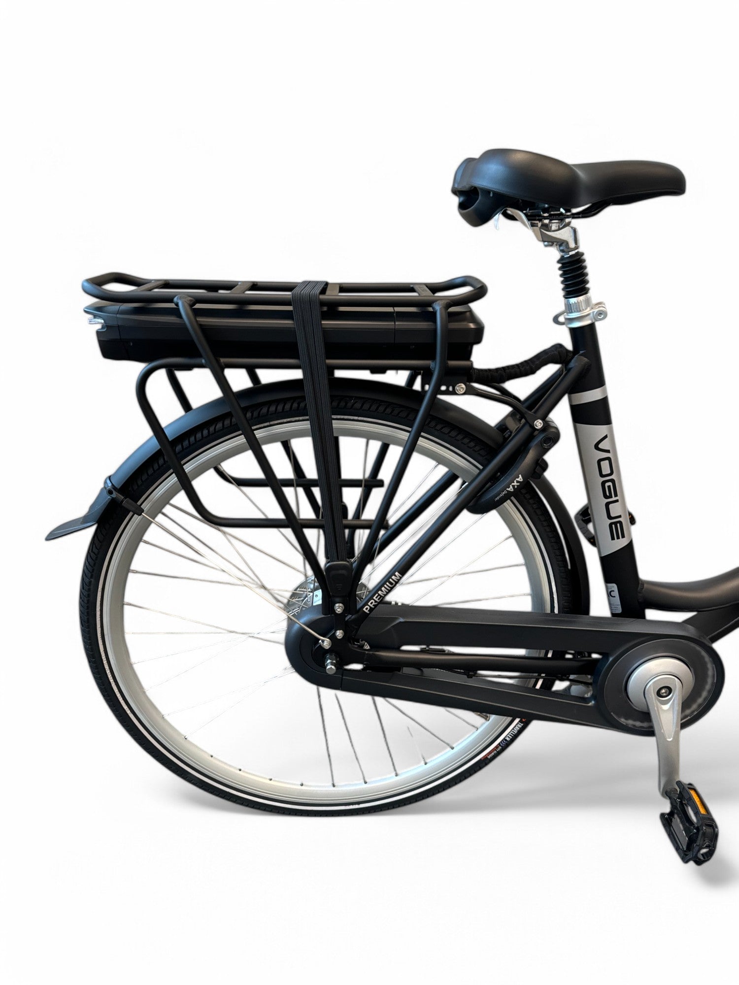 Vogue Premium E-bike 7SP 48cm Lage Instap - Mat Zwart - AE-trading