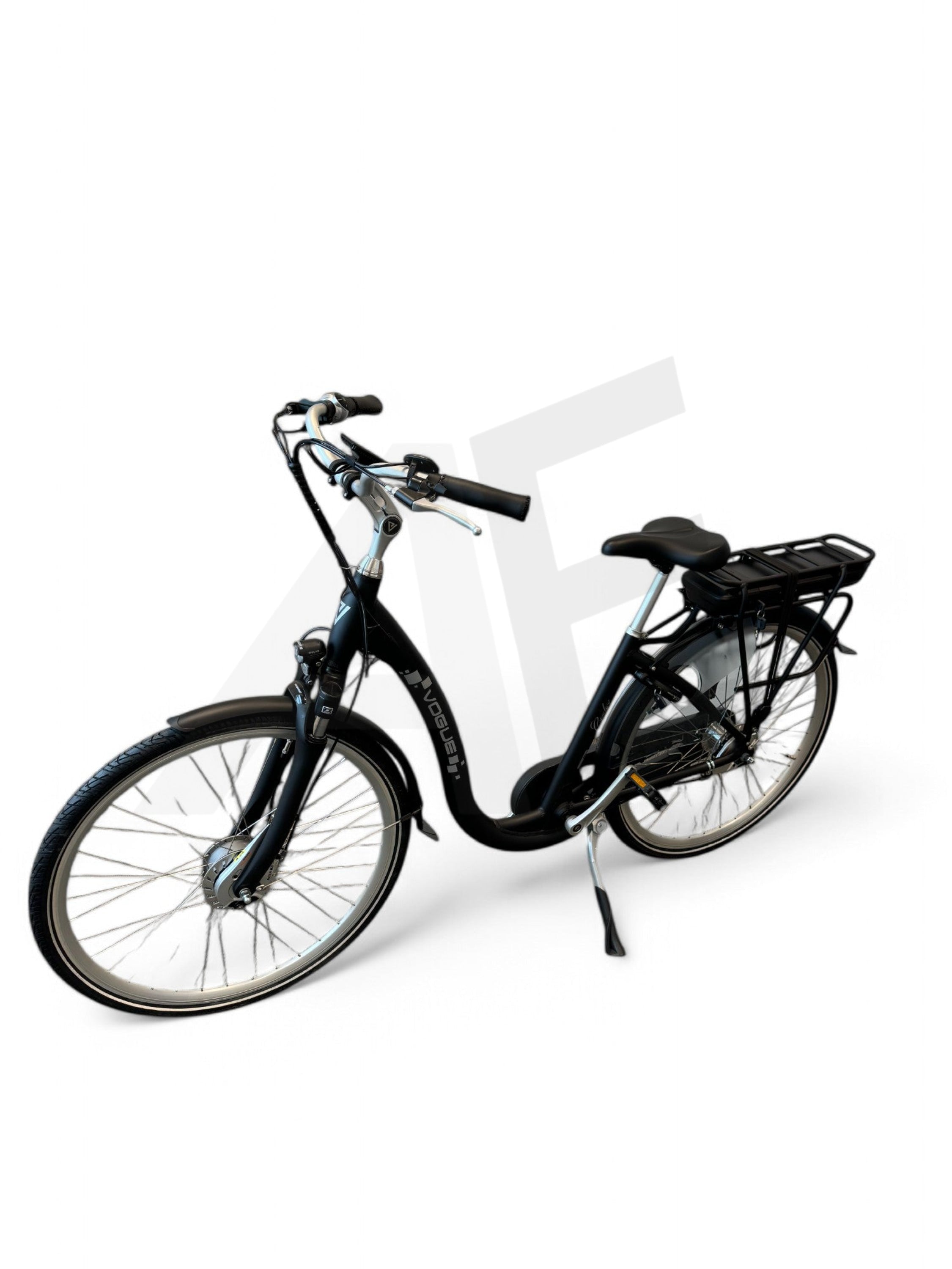 Vogue Comfort N7 Elektrische Fiets Mat zwart 468Wh Accu - E-bike