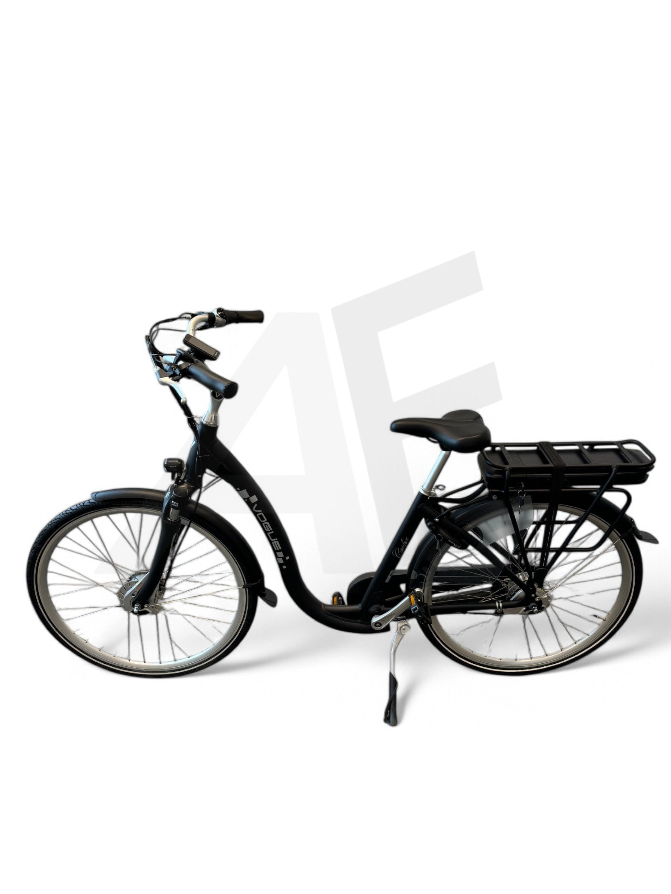 Vogue Comfort N7 Elektrische Fiets Mat zwart 468Wh Accu - E-bike