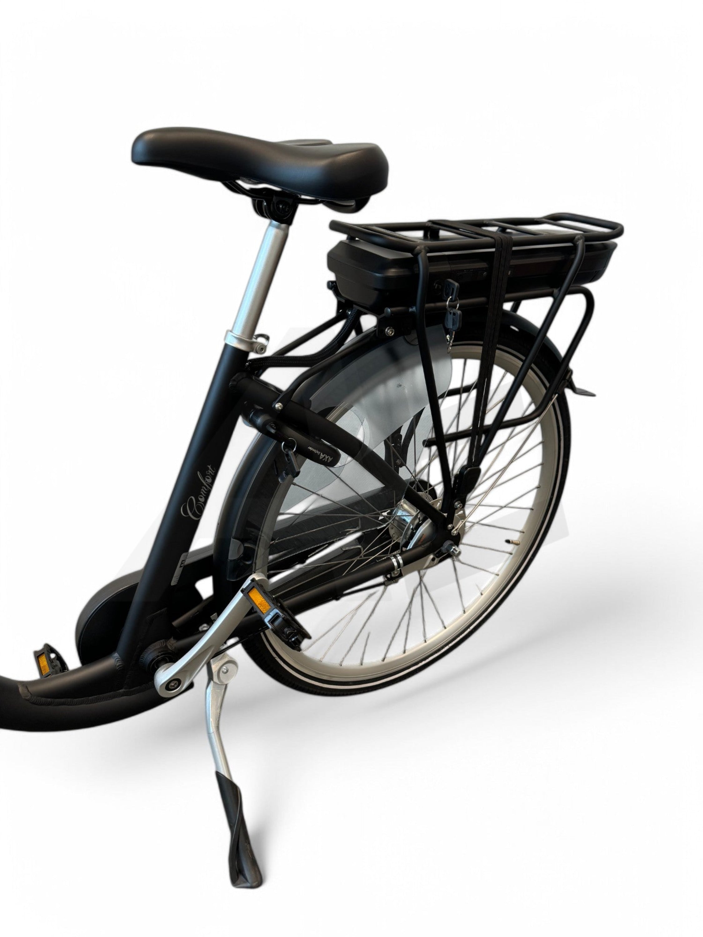 Vogue Comfort N7 Elektrische Fiets Mat zwart 468Wh Accu - E-bike