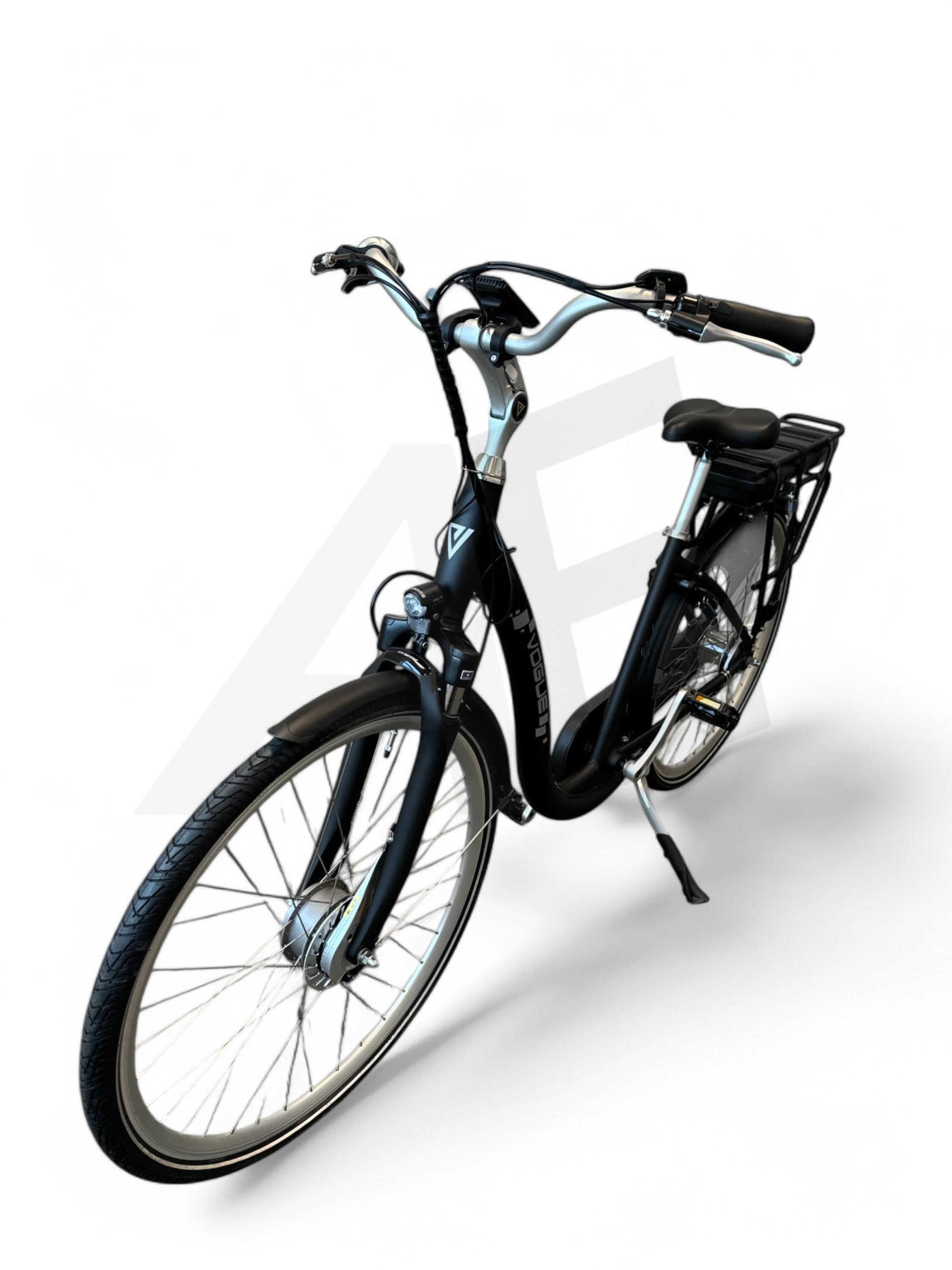 Vogue Comfort N7 Elektrische Fiets Mat zwart 468Wh Accu - E-bike