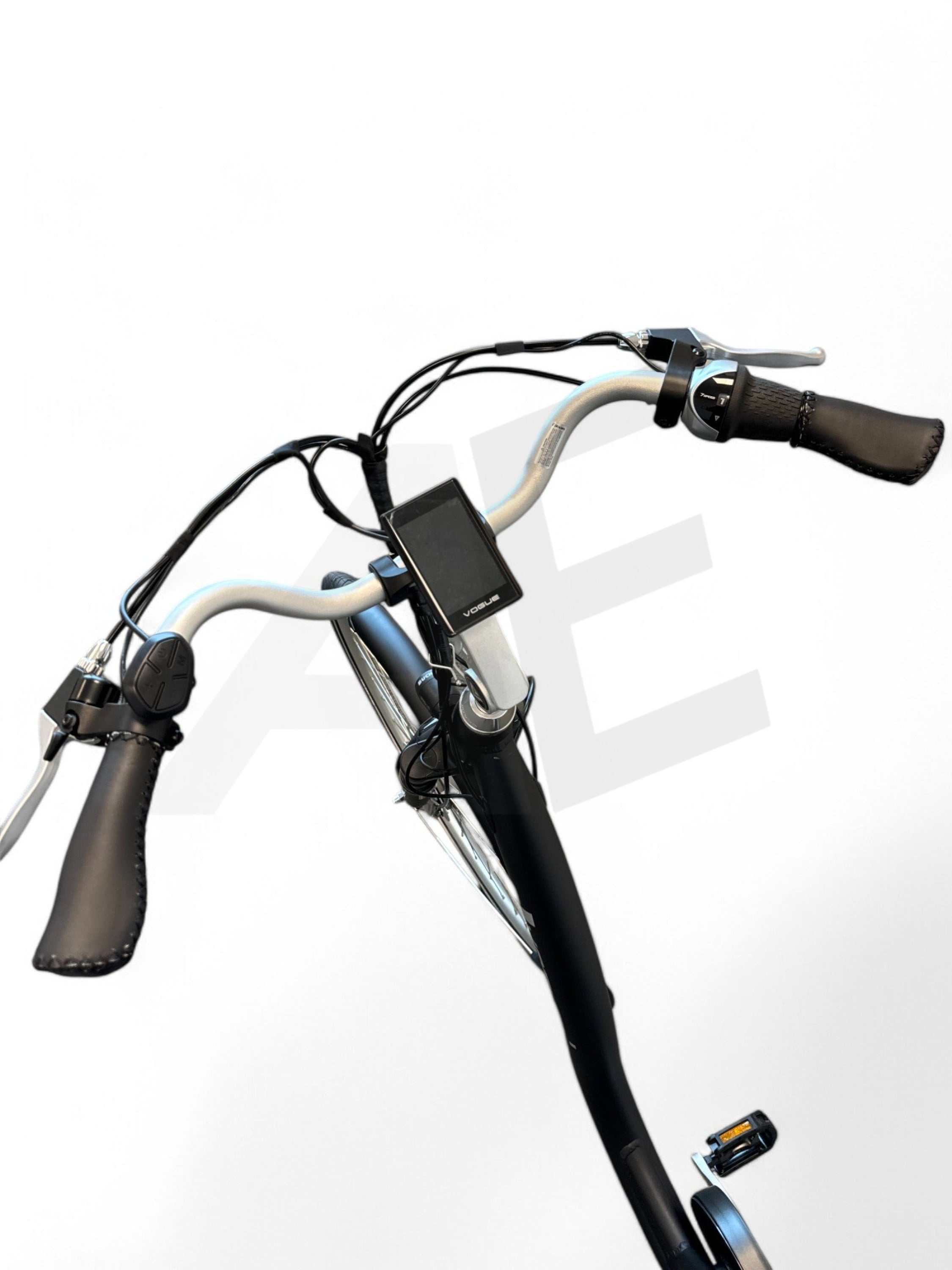 Vogue Comfort N7 Elektrische Fiets Mat zwart 468Wh Accu - E-bike