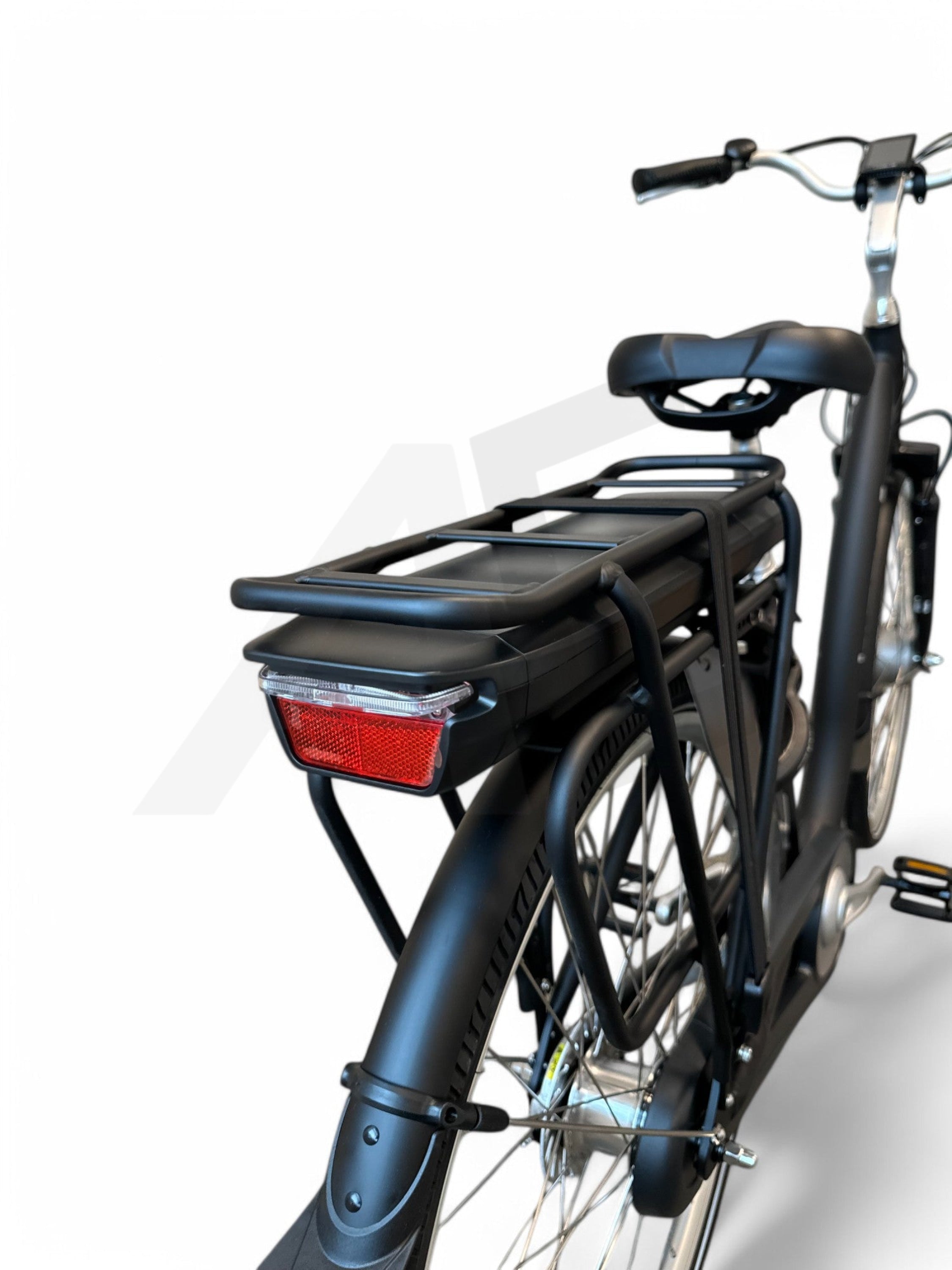 Vogue Comfort N7 Elektrische Fiets Mat zwart 468Wh Accu - E-bike