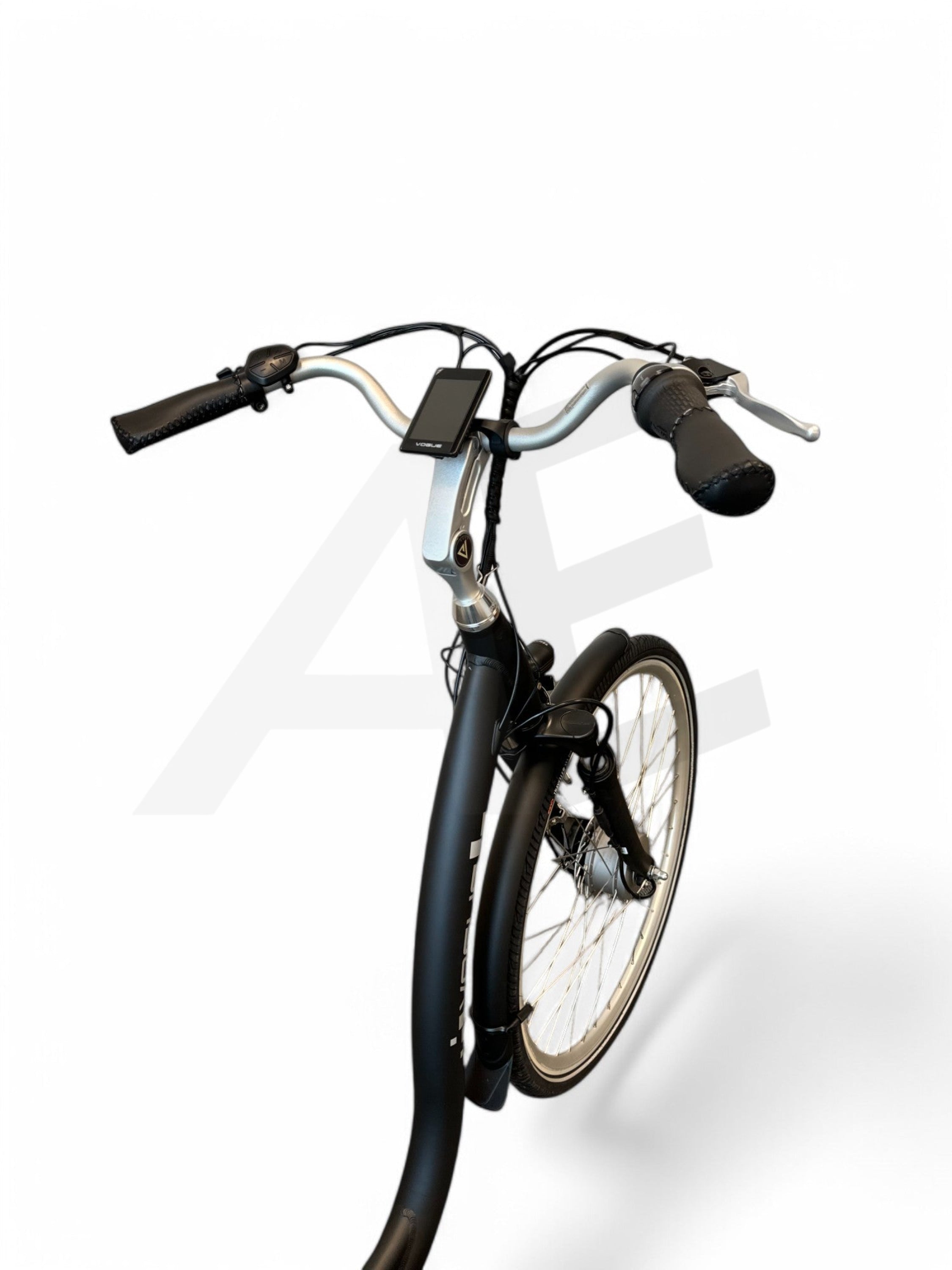 Vogue Comfort N7 Elektrische Fiets Mat zwart 468Wh Accu - E-bike