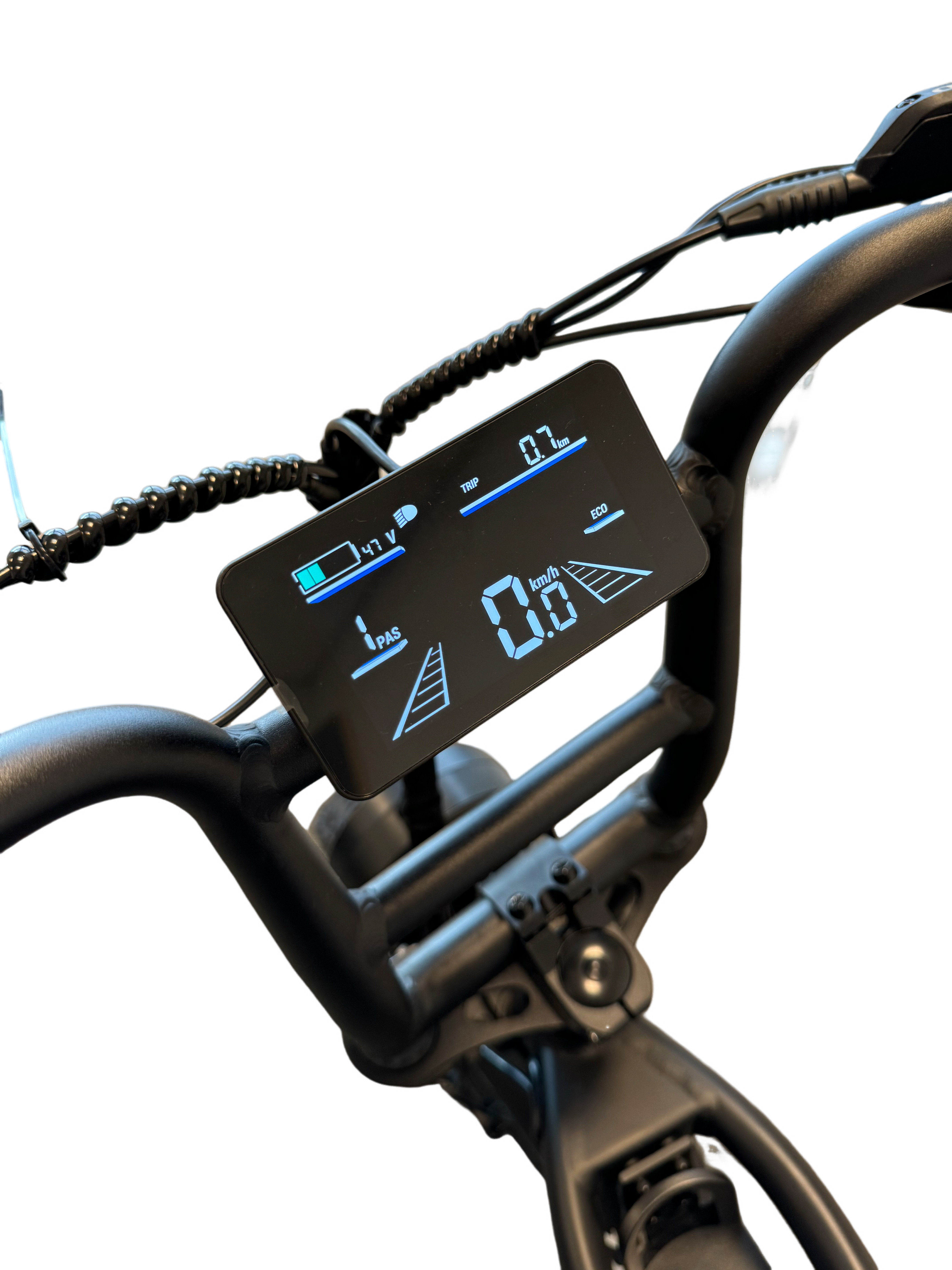 Diablo Cooper Fatbike 7DR Shimano Versnellingen Met Hydraulische remmen - Mat zwart - AE-trading