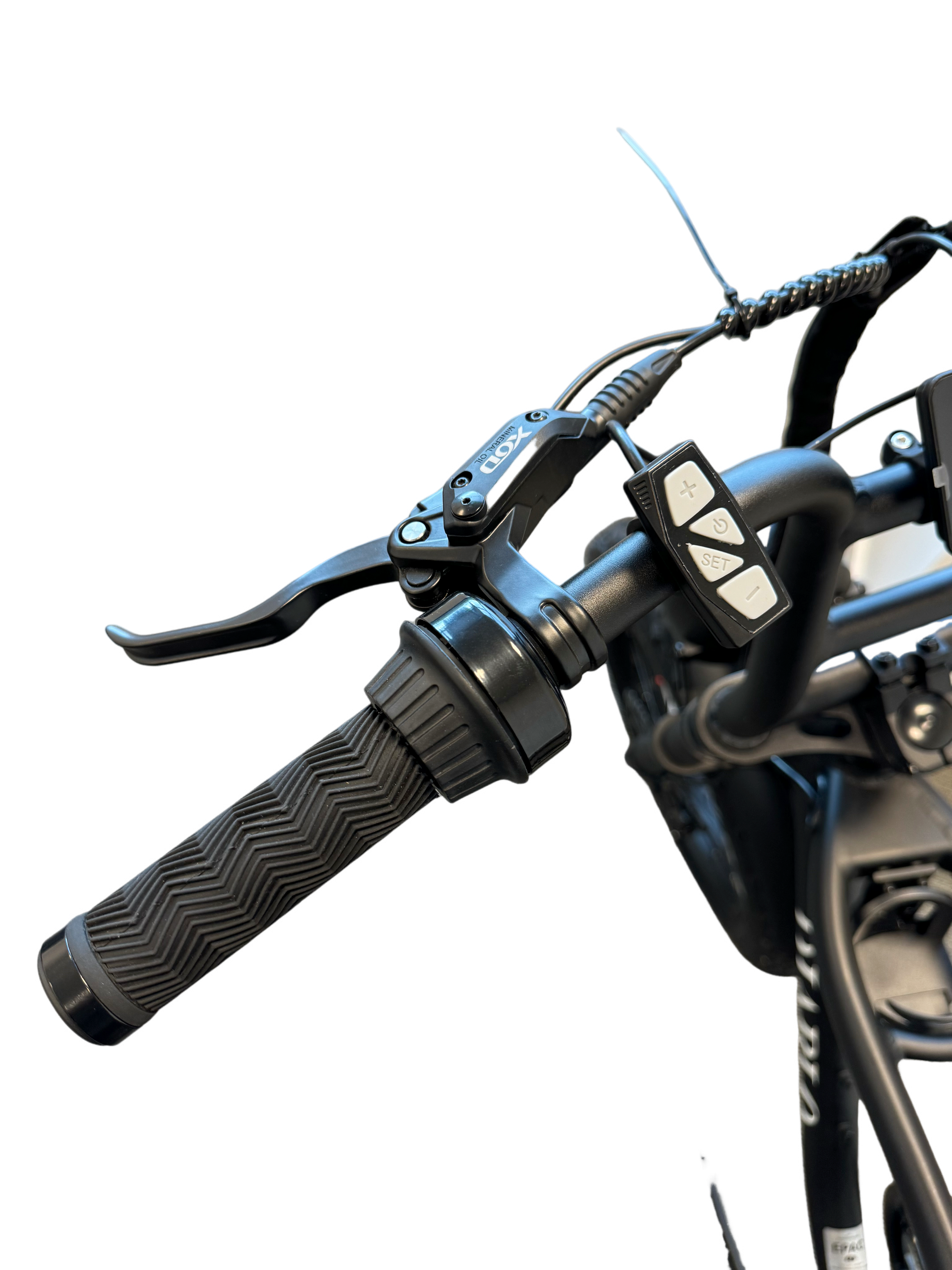 Diablo Cooper Fatbike 7DR Shimano Versnellingen Met Hydraulische remmen - Mat zwart - AE-trading