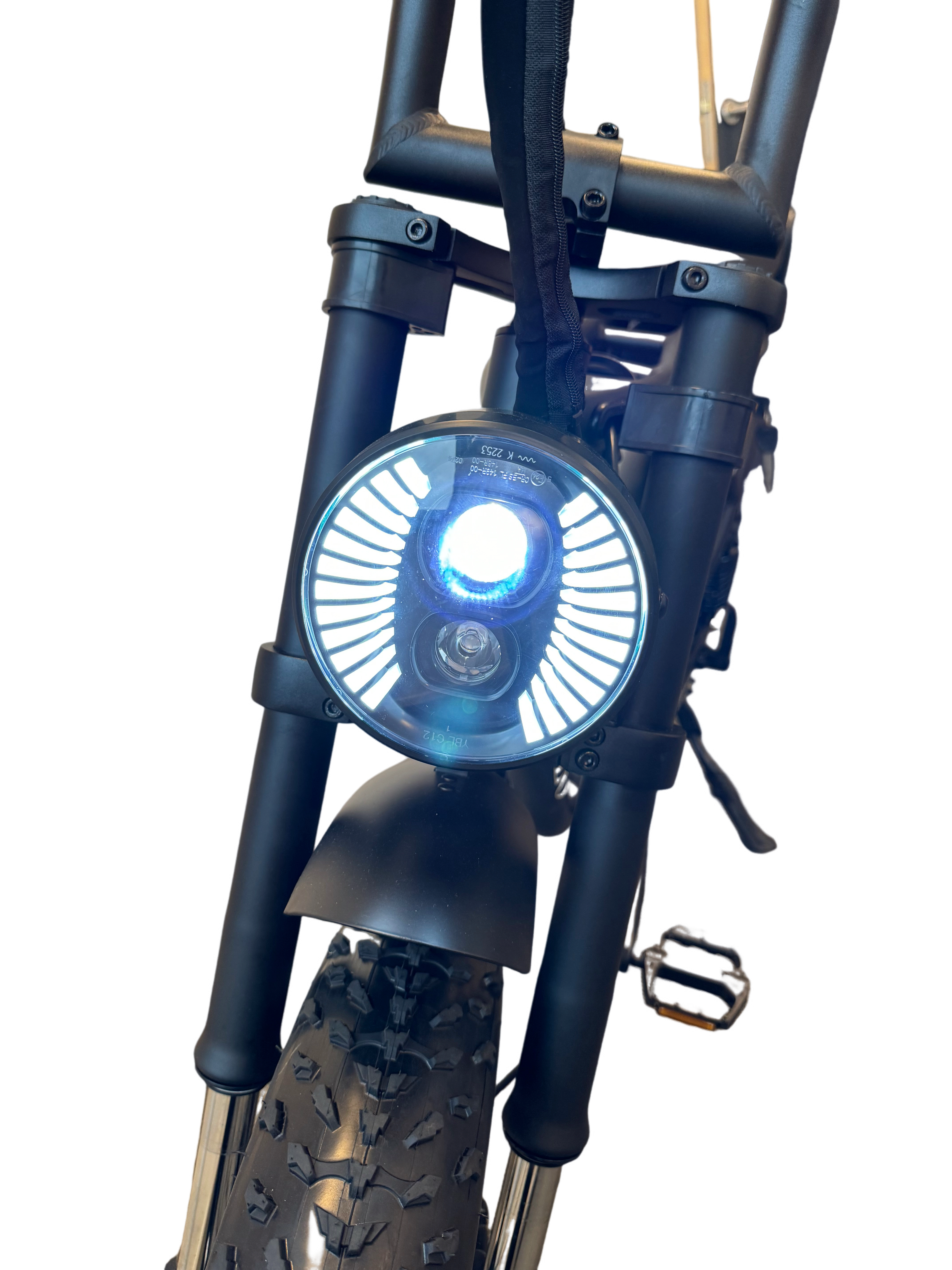 Diablo Cooper Fatbike 7DR Shimano Versnellingen Met Hydraulische remmen - Mat zwart - AE-trading
