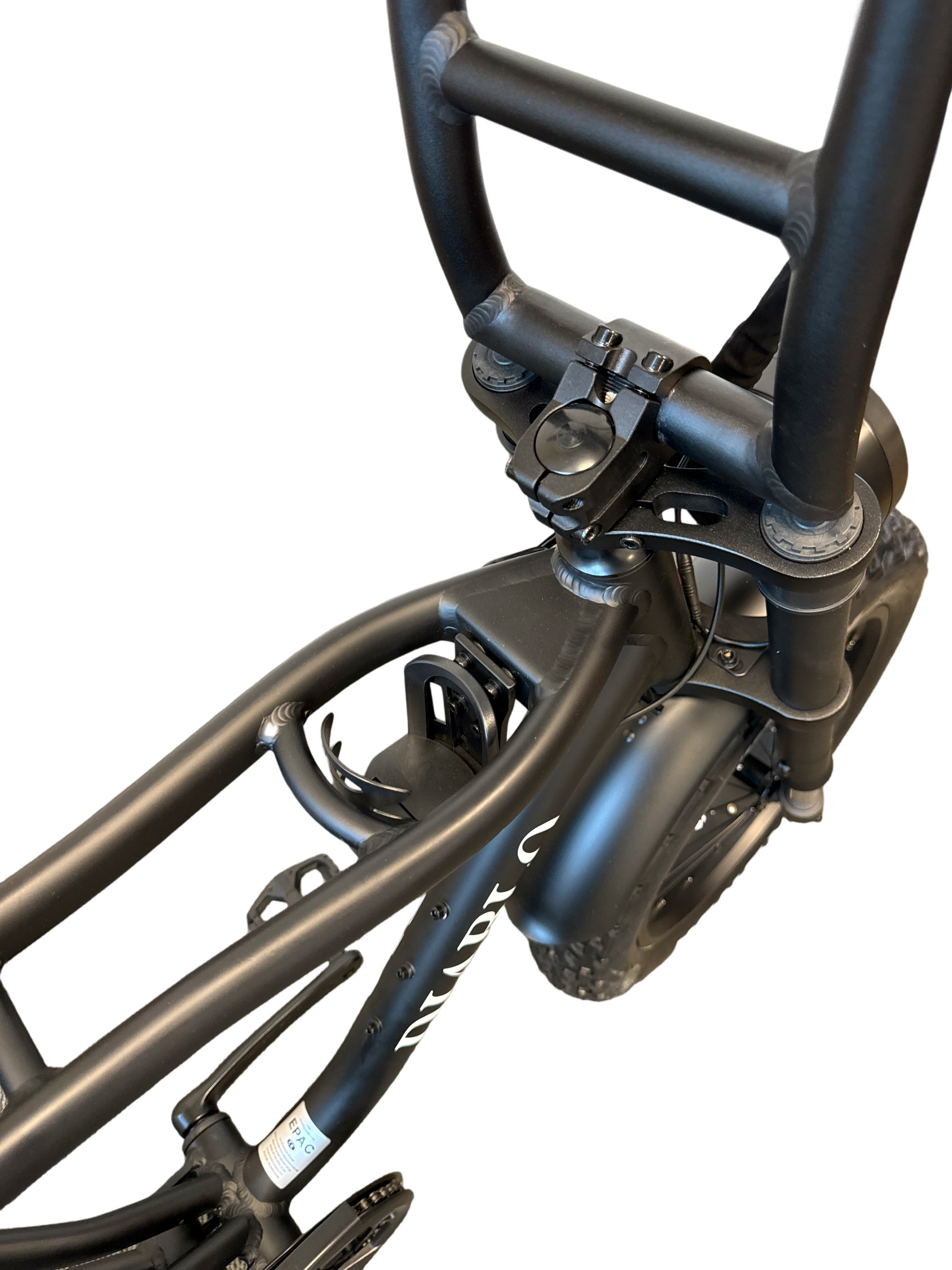 Diablo Cooper Fatbike 7DR Shimano Versnellingen Met Hydraulische remmen - Mat zwart - AE-trading