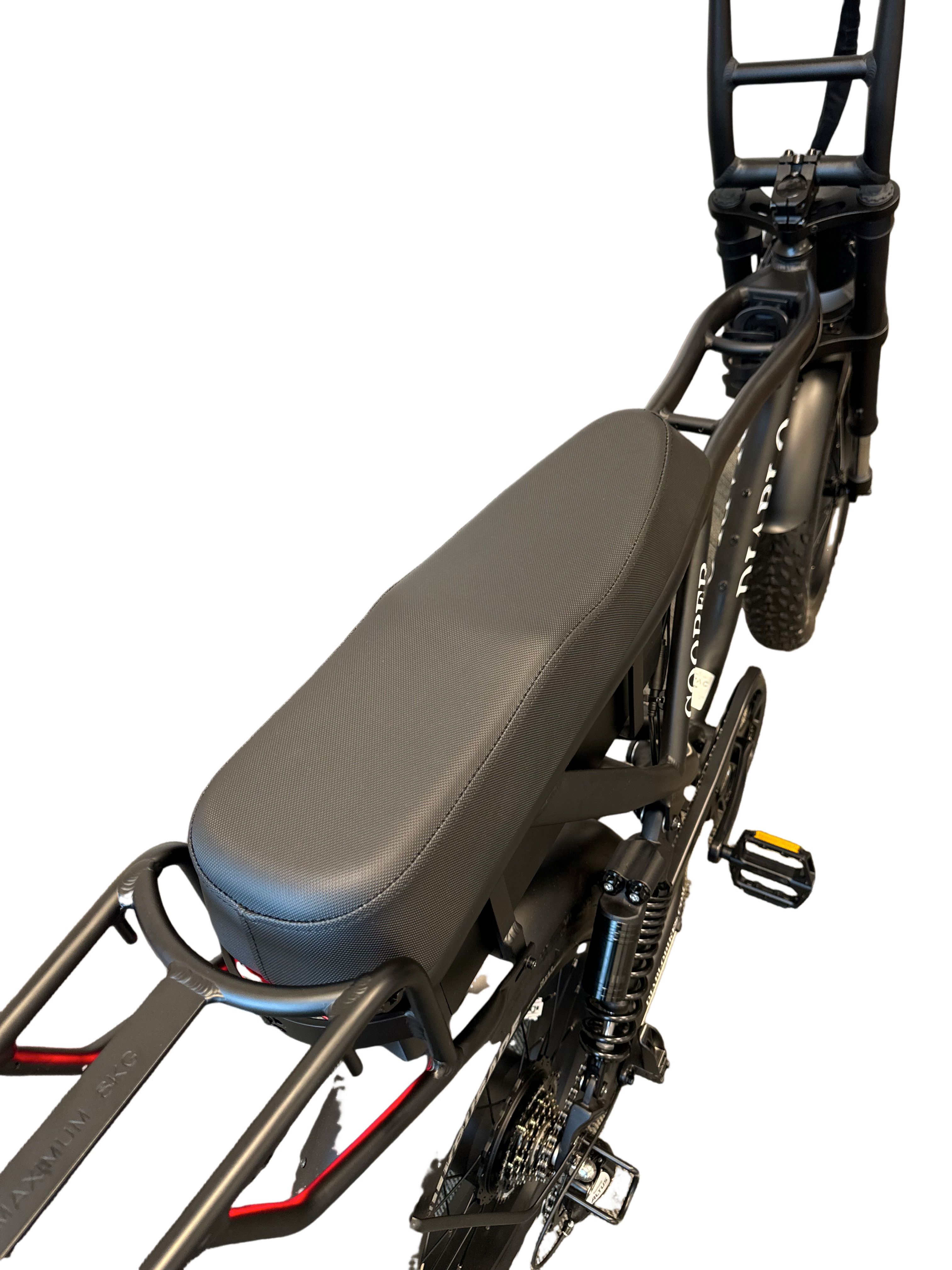 Diablo Cooper Fatbike 7DR Shimano Versnellingen Met Hydraulische remmen - Mat zwart - AE-trading