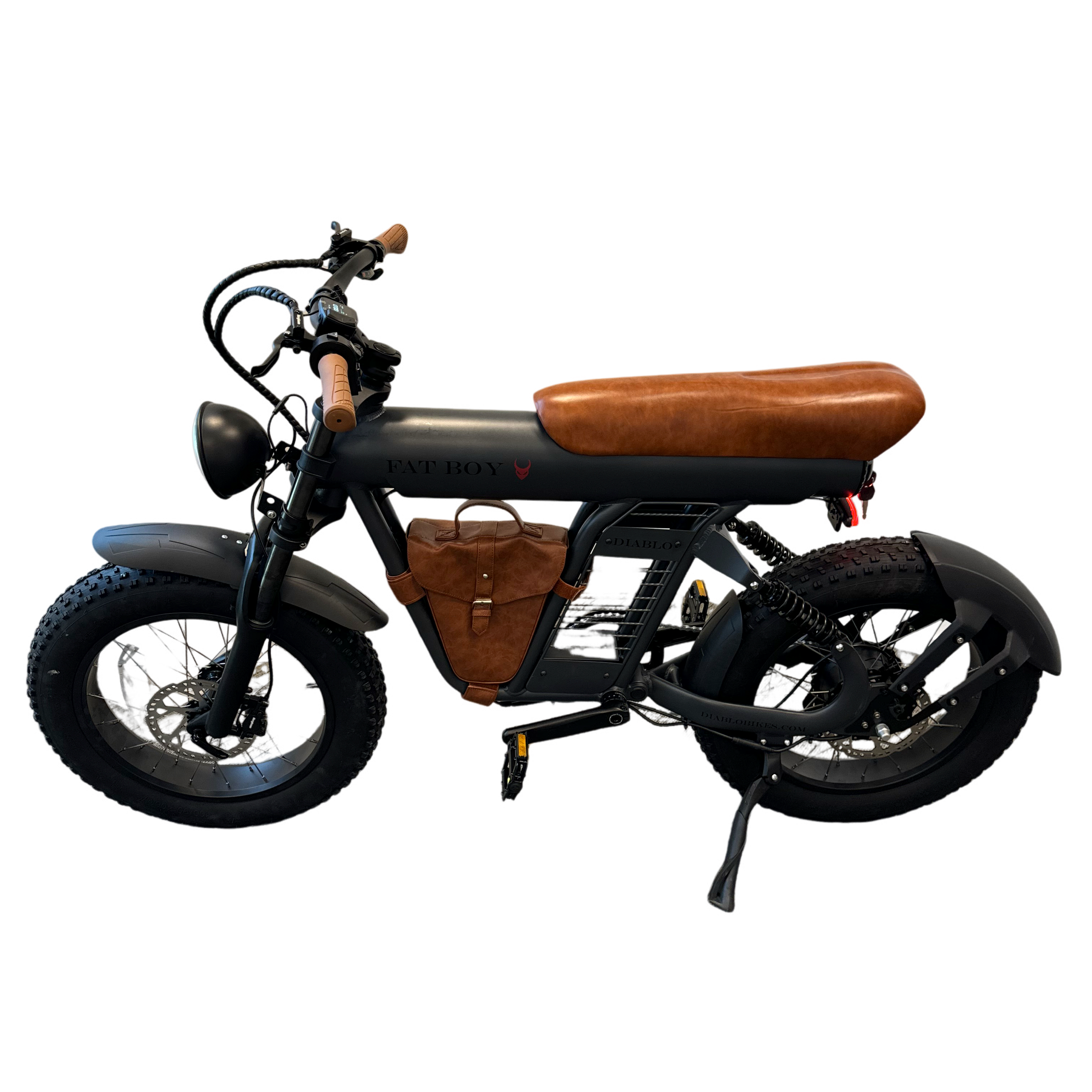Diablo Fat Boy Fatbike met Hydraulische remmen - Mat Grijs Bruin - 2025 - AE-trading