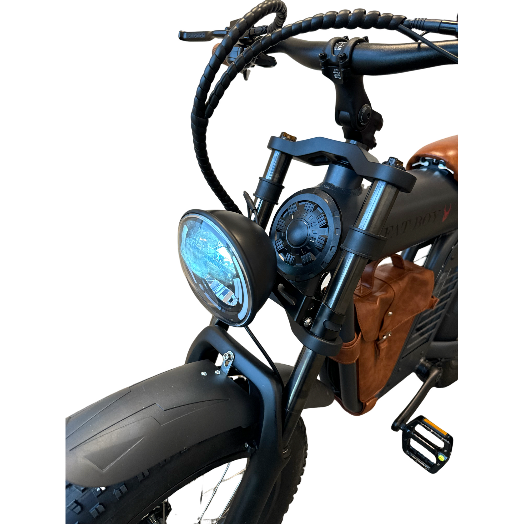 Diablo Fat Boy Fatbike met Hydraulische remmen - Mat Grijs Bruin - 2025 - AE-trading