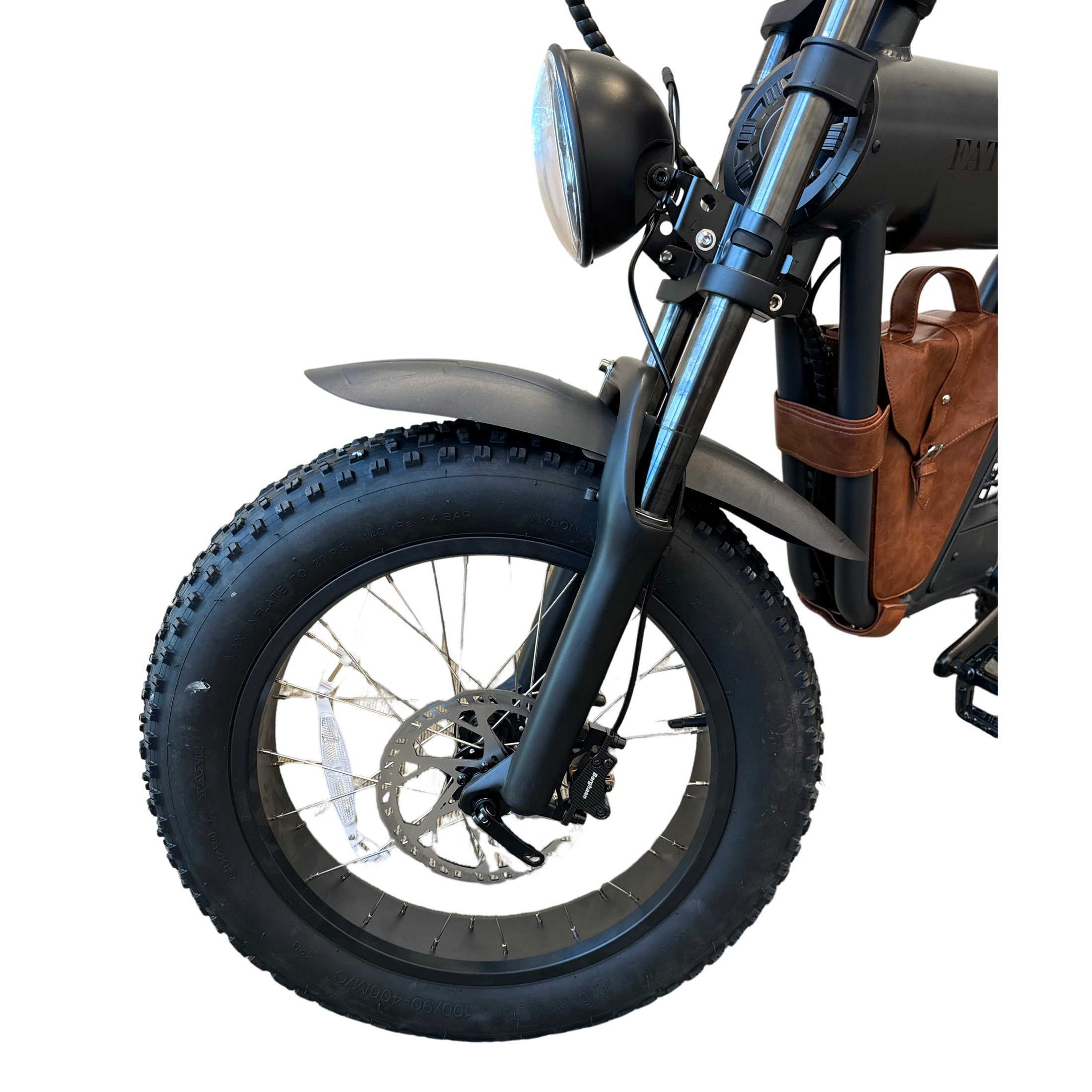Diablo Fat Boy Fatbike met Hydraulische remmen - Mat Grijs Bruin - 2025 - AE-trading