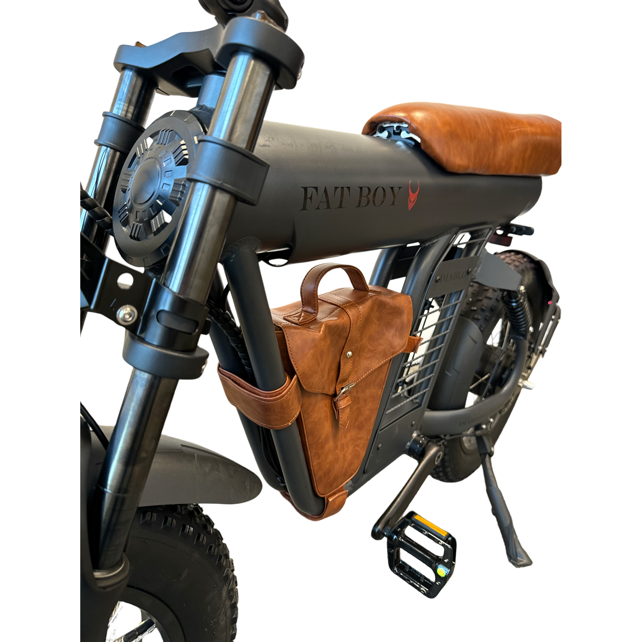 Diablo Fat Boy Fatbike met Hydraulische remmen - Mat Grijs Bruin - 2025 - AE-trading