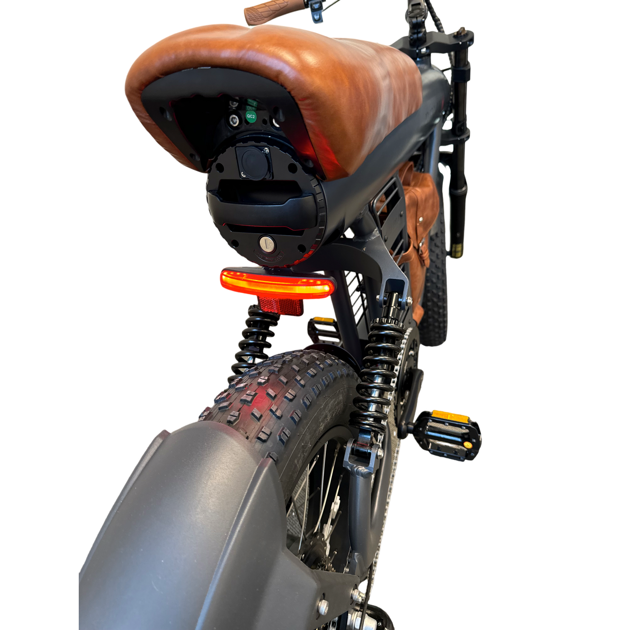 Diablo Fat Boy Fatbike met Hydraulische remmen - Mat Grijs Bruin - 2025 - AE-trading