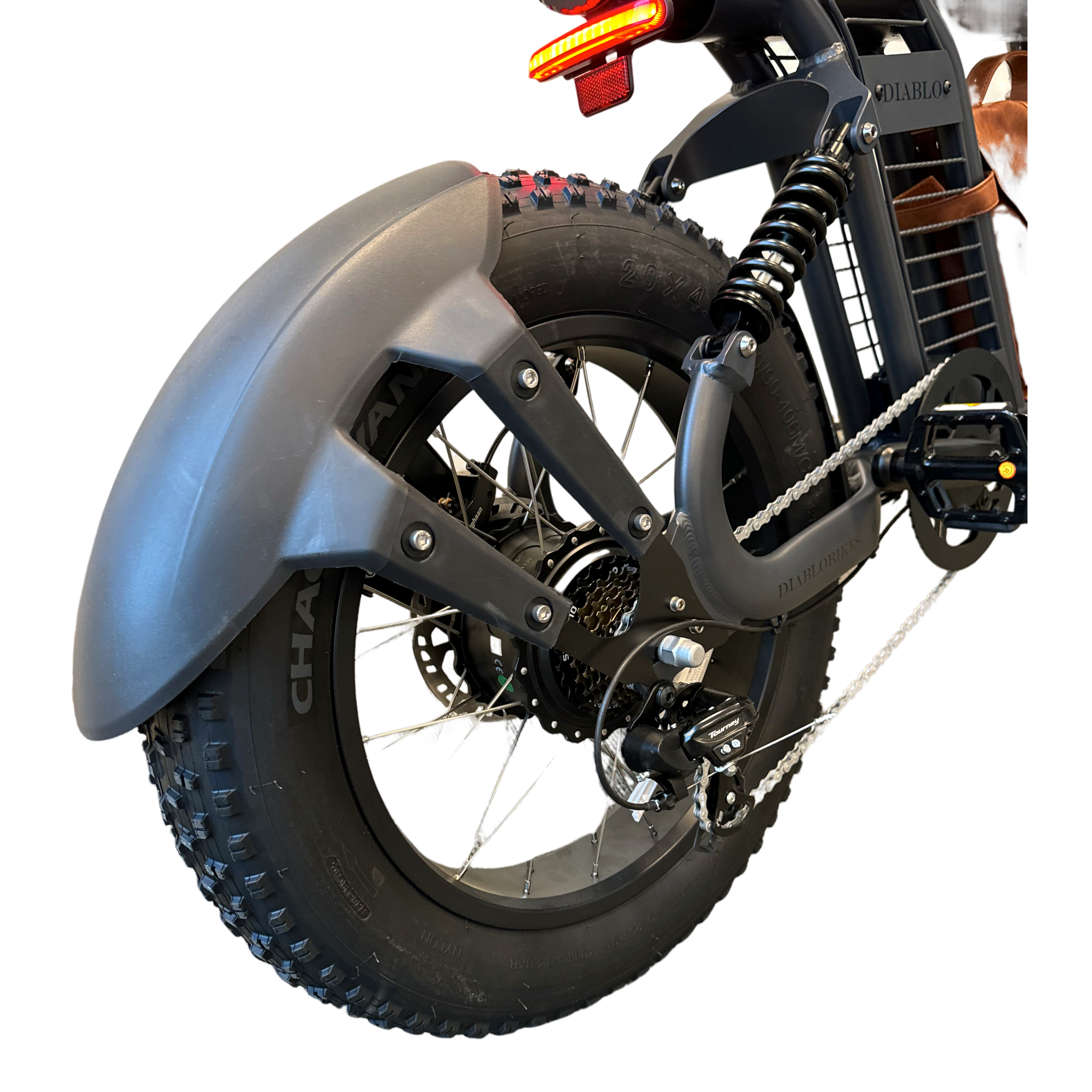 Diablo Fat Boy Fatbike met Hydraulische remmen - Mat Grijs Bruin - 2025 - AE-trading
