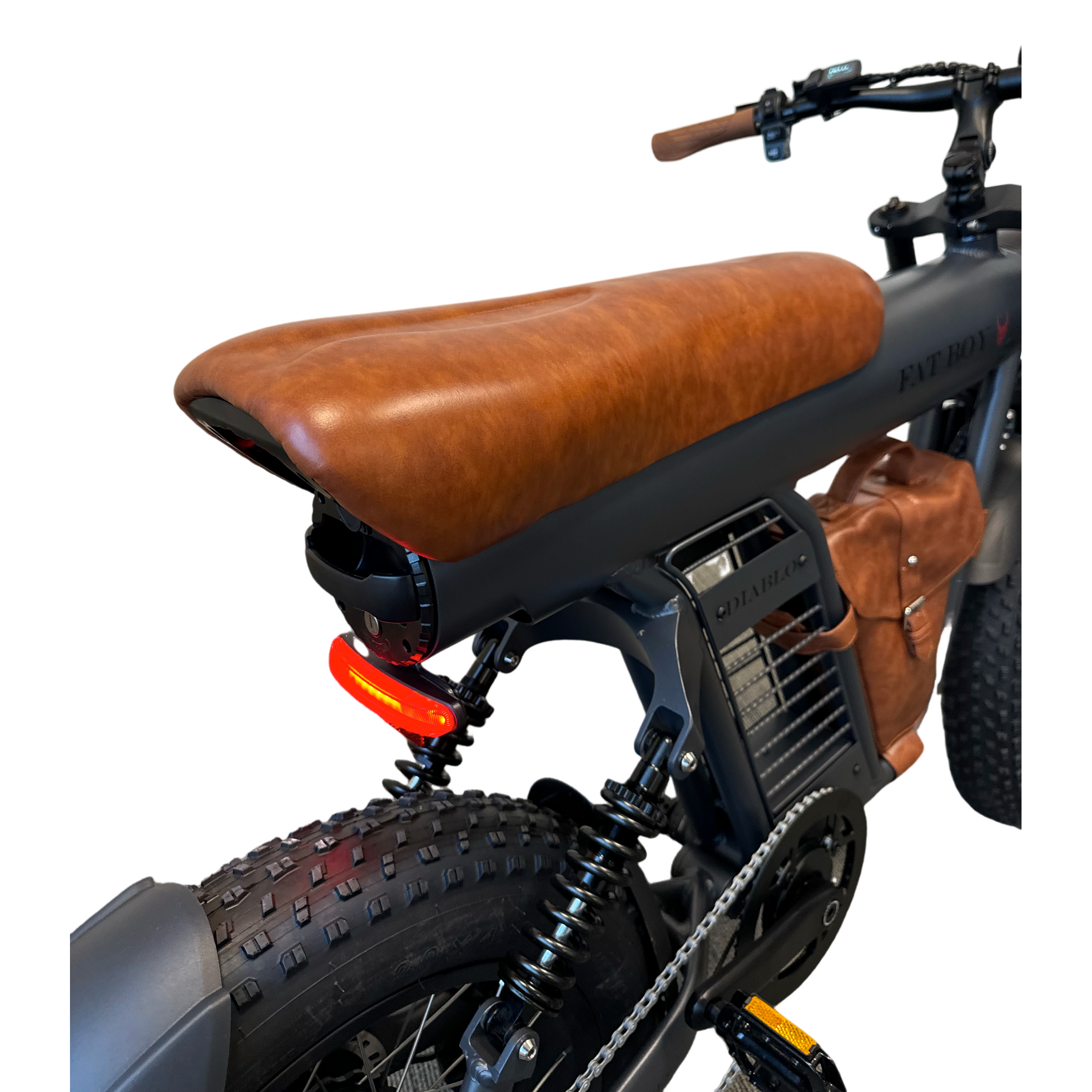 Diablo Fat Boy Fatbike met Hydraulische remmen - Mat Grijs Bruin - 2025 - AE-trading