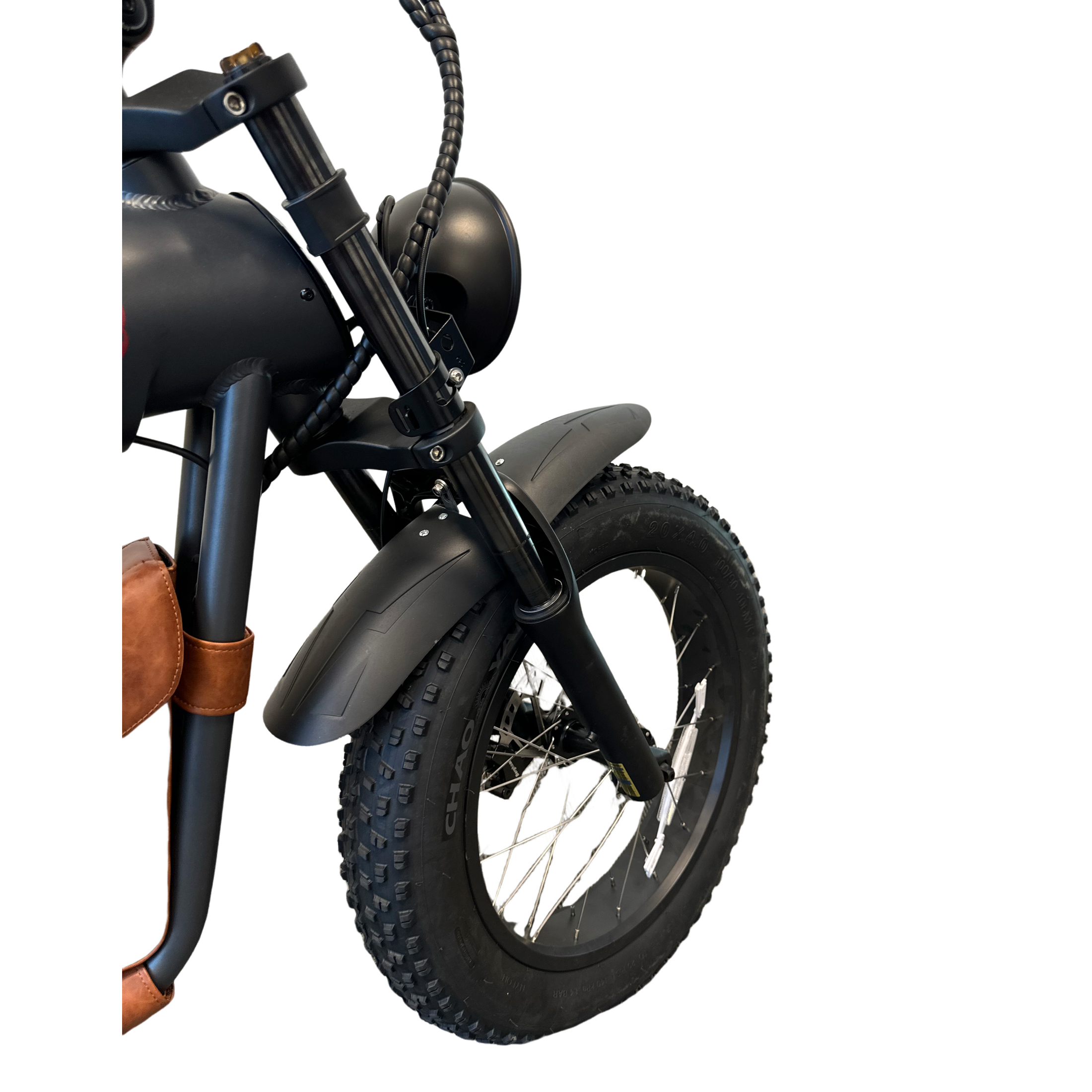 Diablo Fat Boy Fatbike met Hydraulische remmen - Mat Grijs Bruin - 2025 - AE-trading