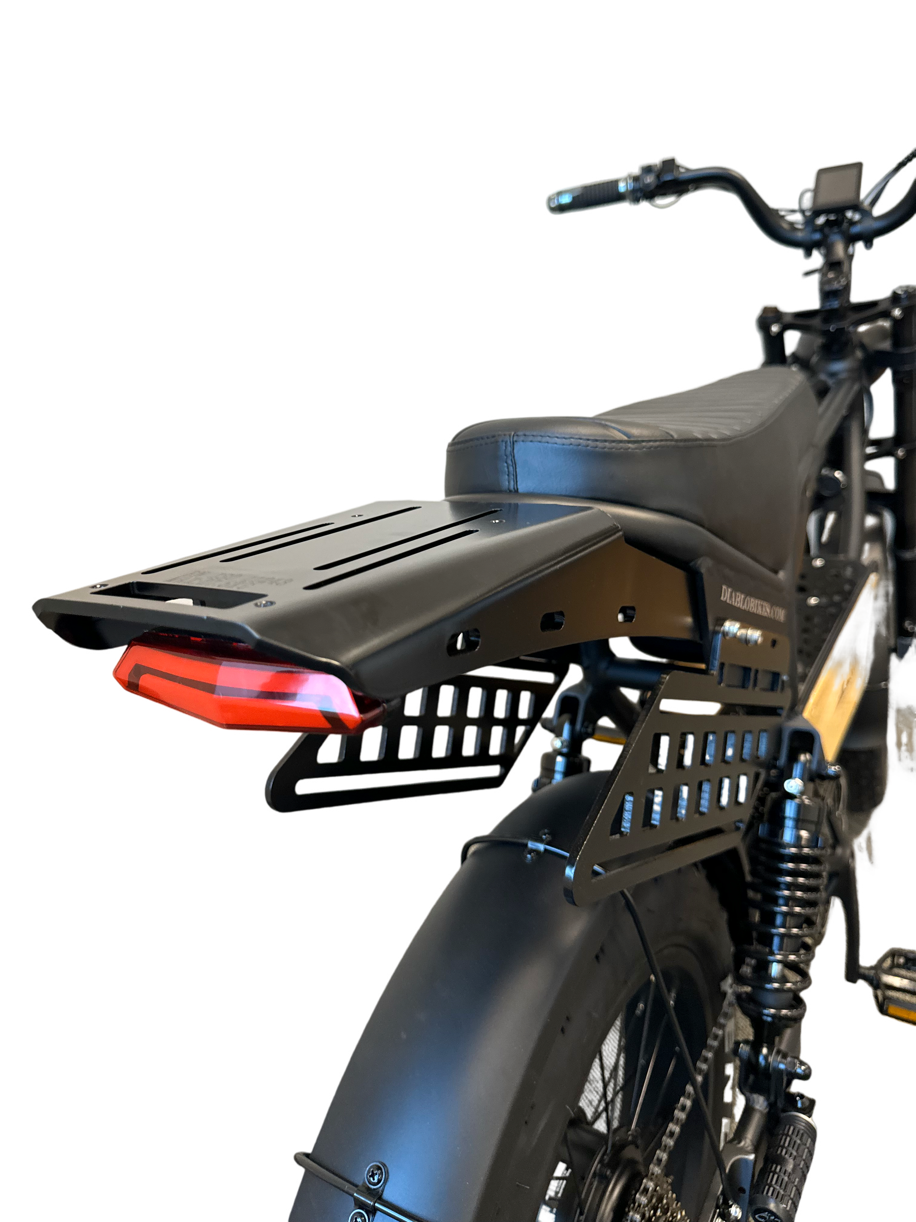 Diablo Q6 Fatbike 7RD Shimano Versnellingen en Hydraulische remmen inclusief alle accessoires - Mat zwart - AE-trading