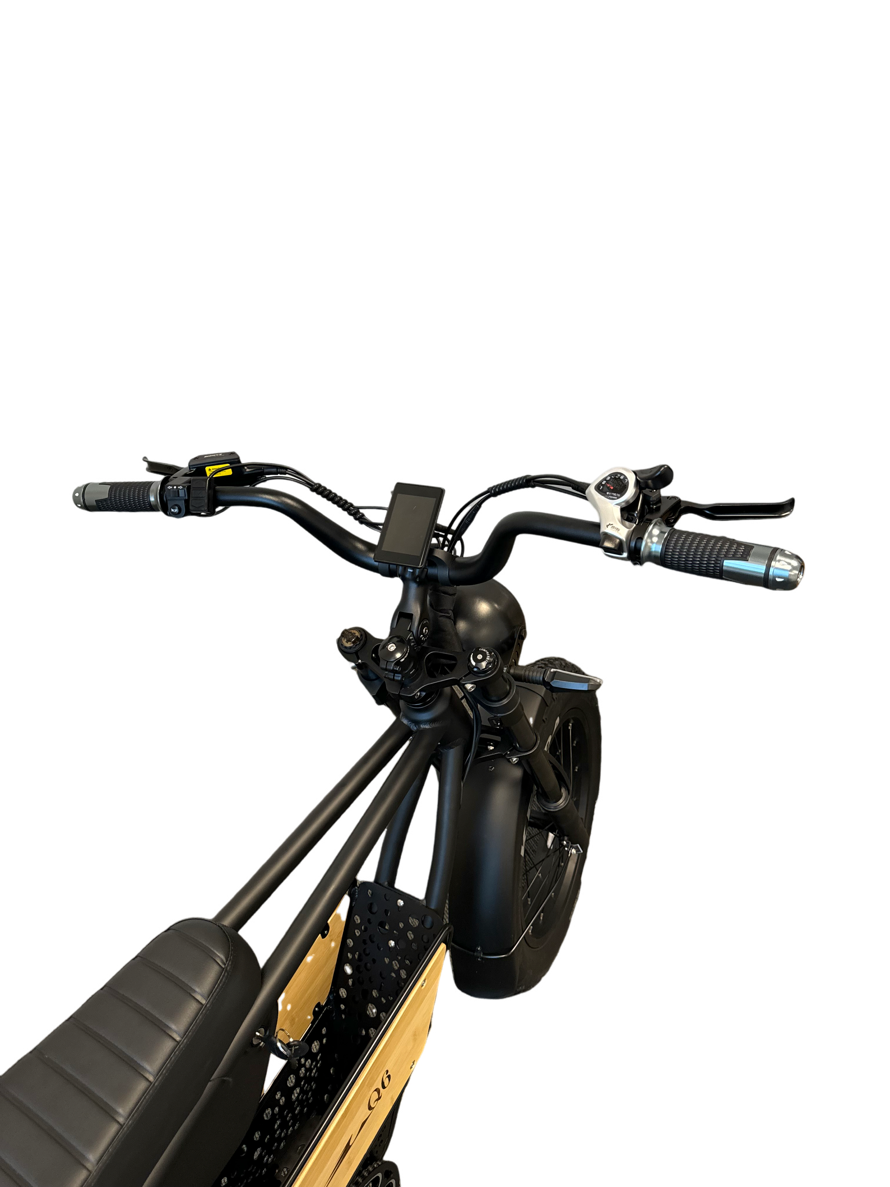 Diablo Q6 Fatbike 7RD Shimano Versnellingen en Hydraulische remmen inclusief alle accessoires - Mat zwart - AE-trading