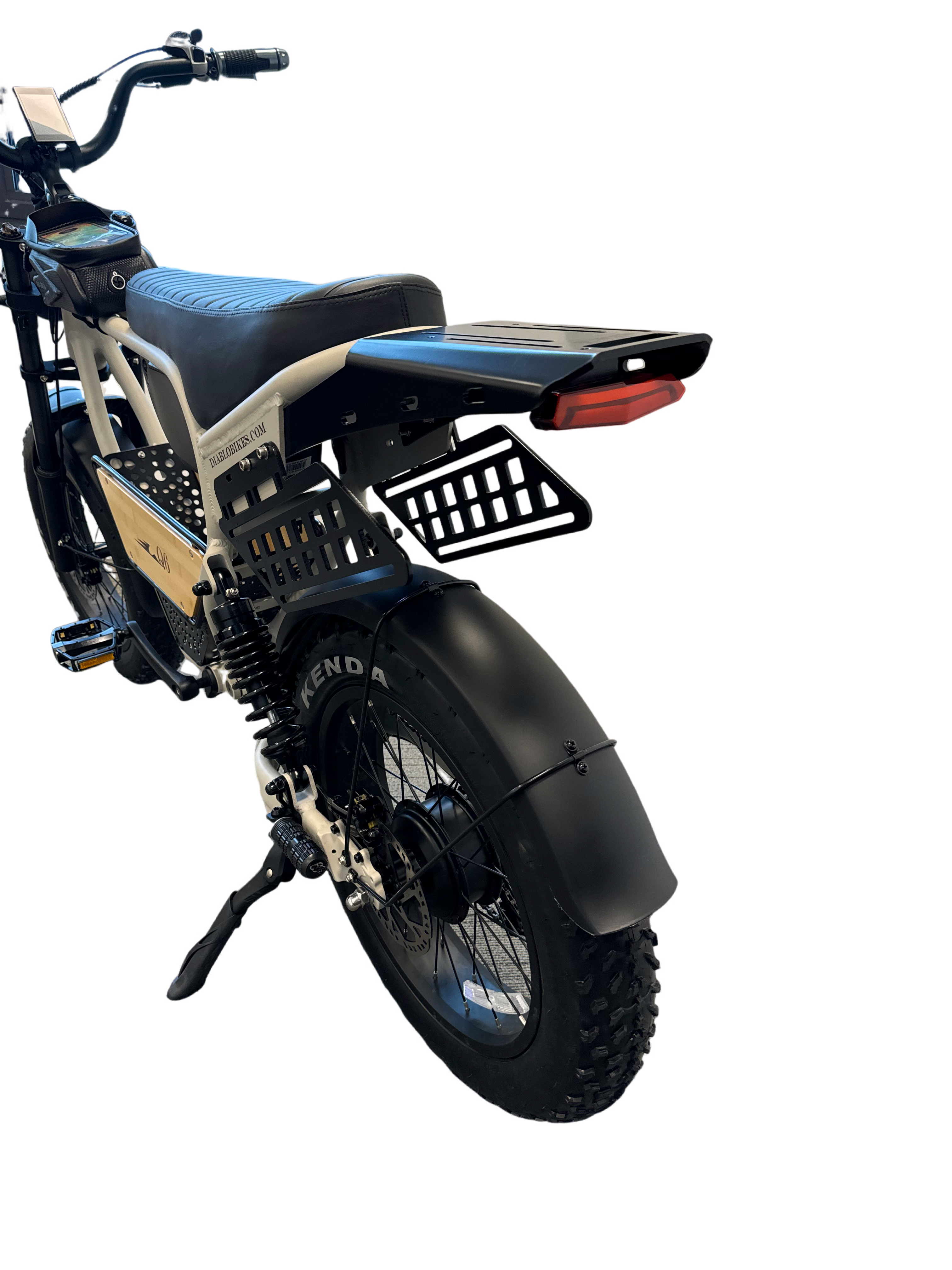 Diablo Q6 Fatbike 7RD Shimano Versnellingen en Hydraulische Remmen met alle Accessoires - Fashion Grey - AE-trading