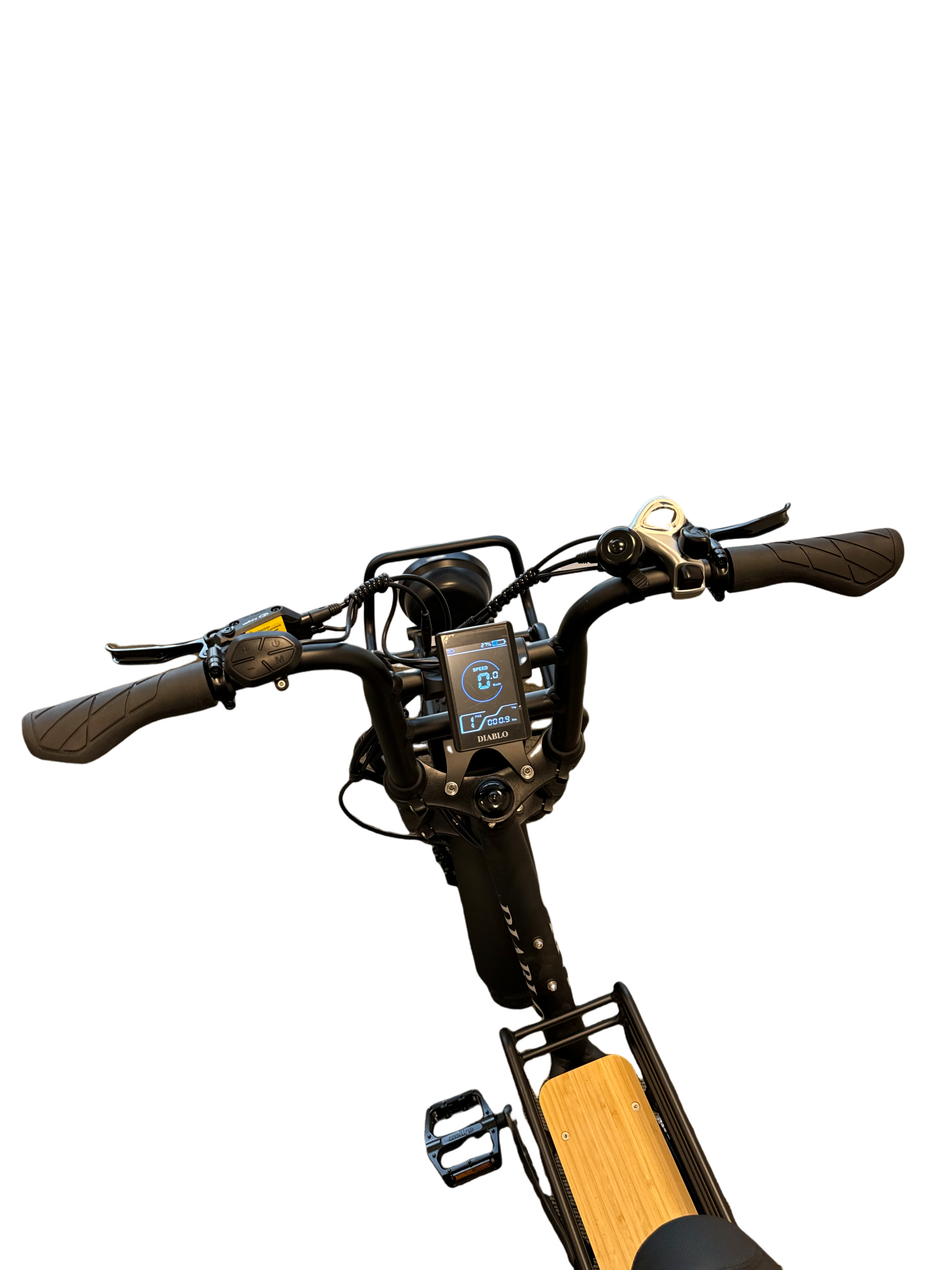 Diablo Zipper Fatbike 7SP Shimano Versnellingen en Achtervering - Mat zwart - AE-trading