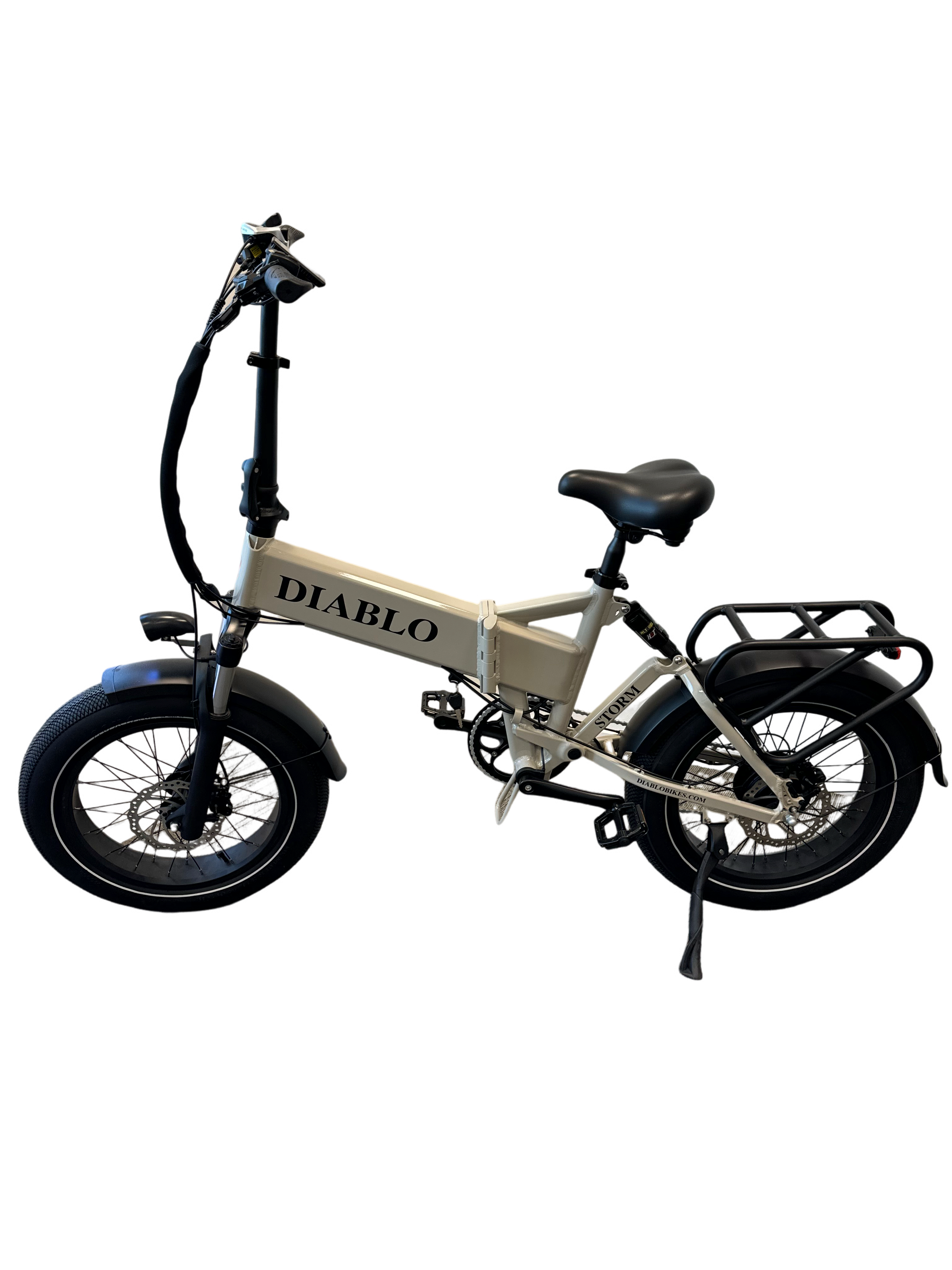 Diablo Storm Fatbike Vouwfiets met Hydraulische remmen - Fashion Grey - AE-trading