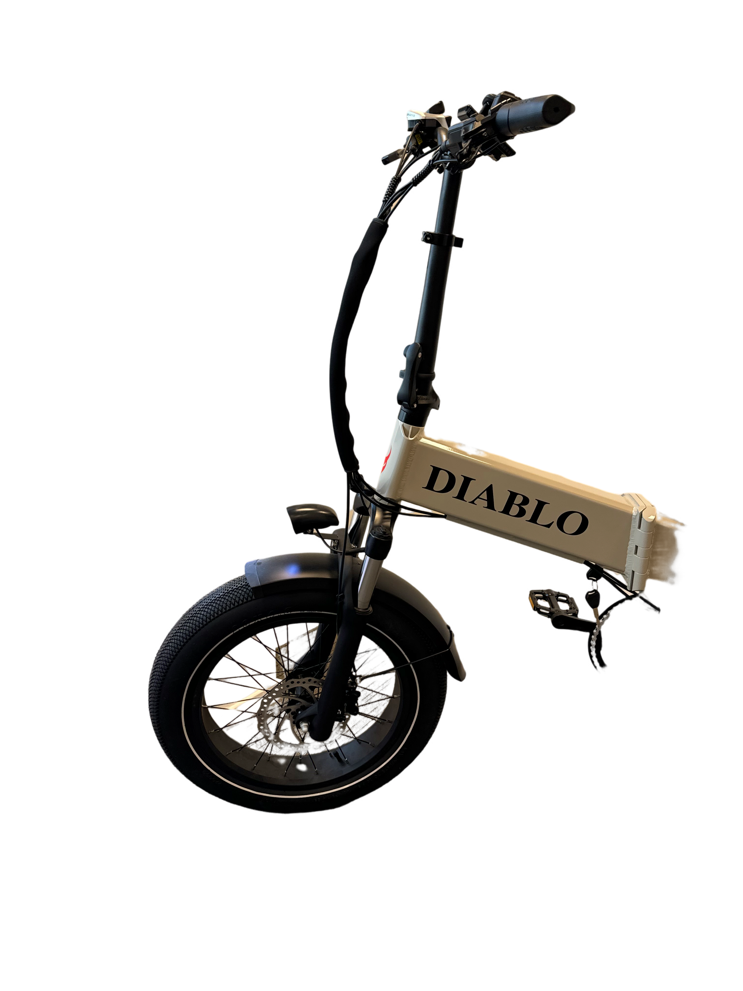 Diablo Storm Fatbike Vouwfiets met Hydraulische remmen - Fashion Grey - AE-trading