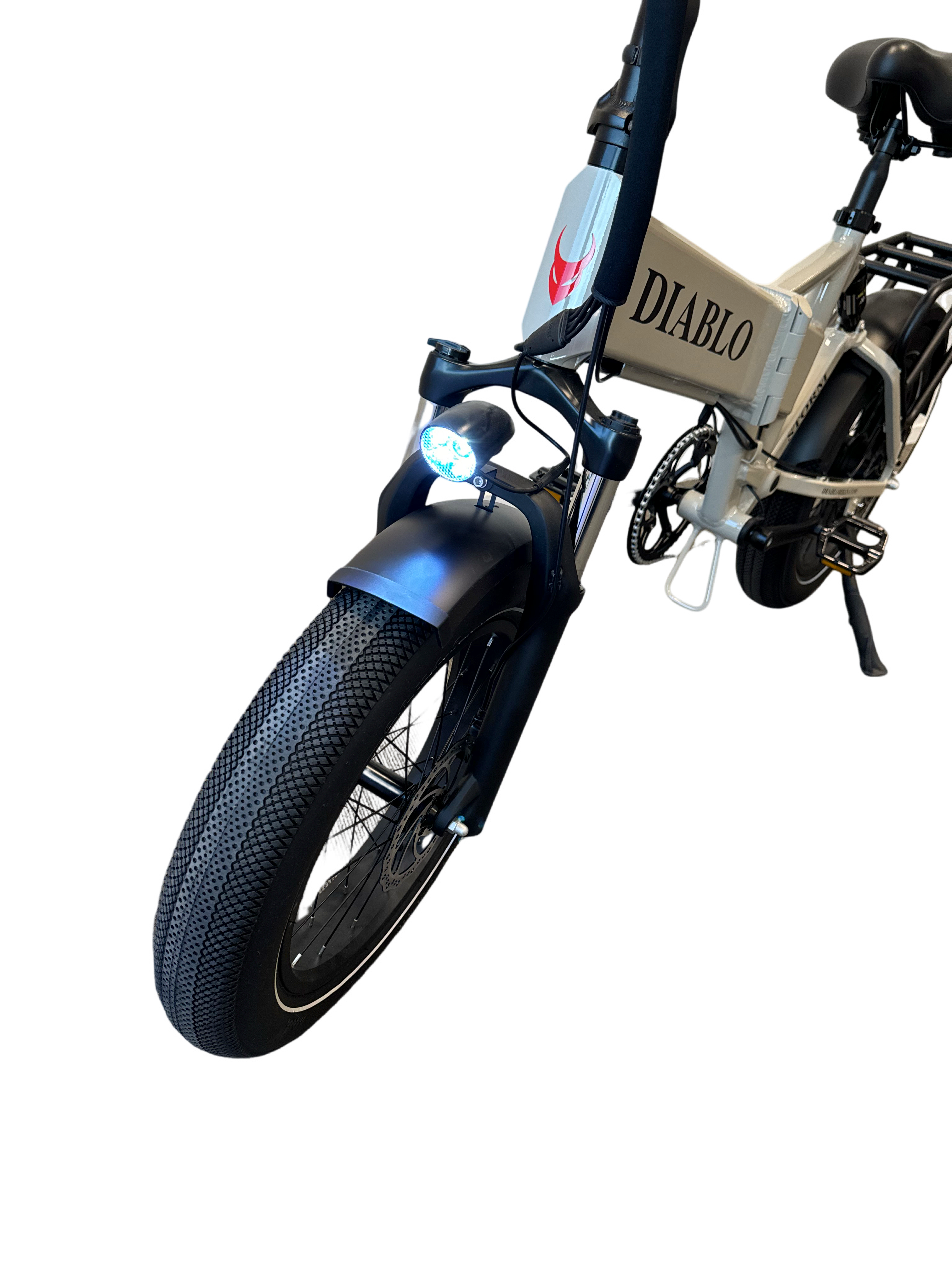 Diablo Storm Fatbike Vouwfiets met Hydraulische remmen - Fashion Grey - AE-trading