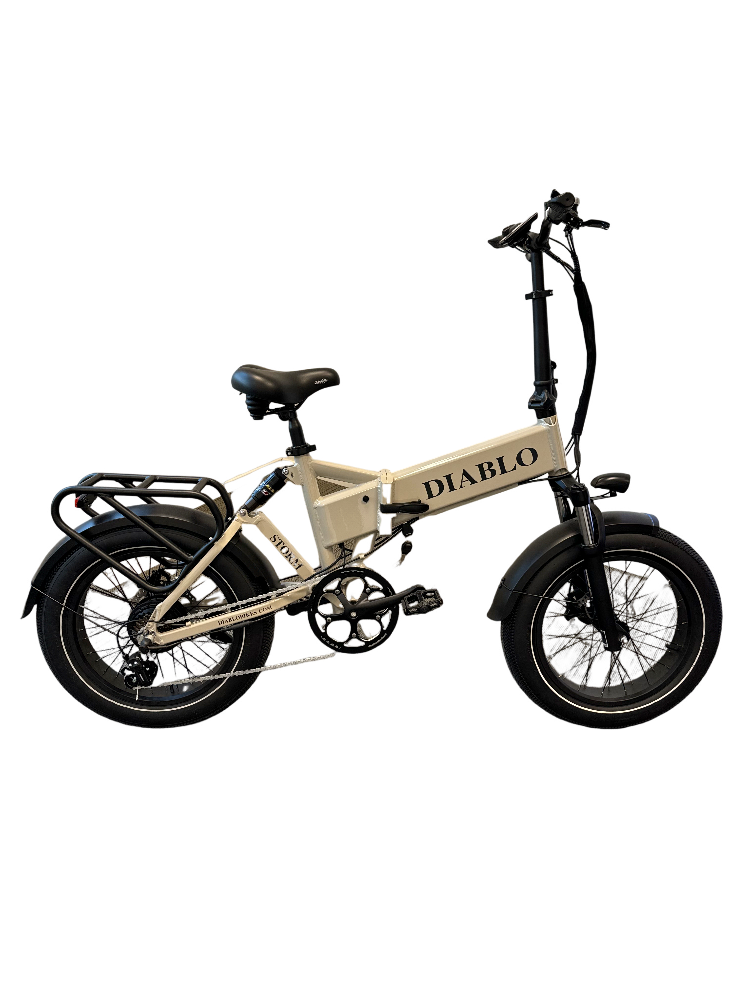 Diablo Storm Fatbike Vouwfiets met Hydraulische remmen - Fashion Grey - AE-trading