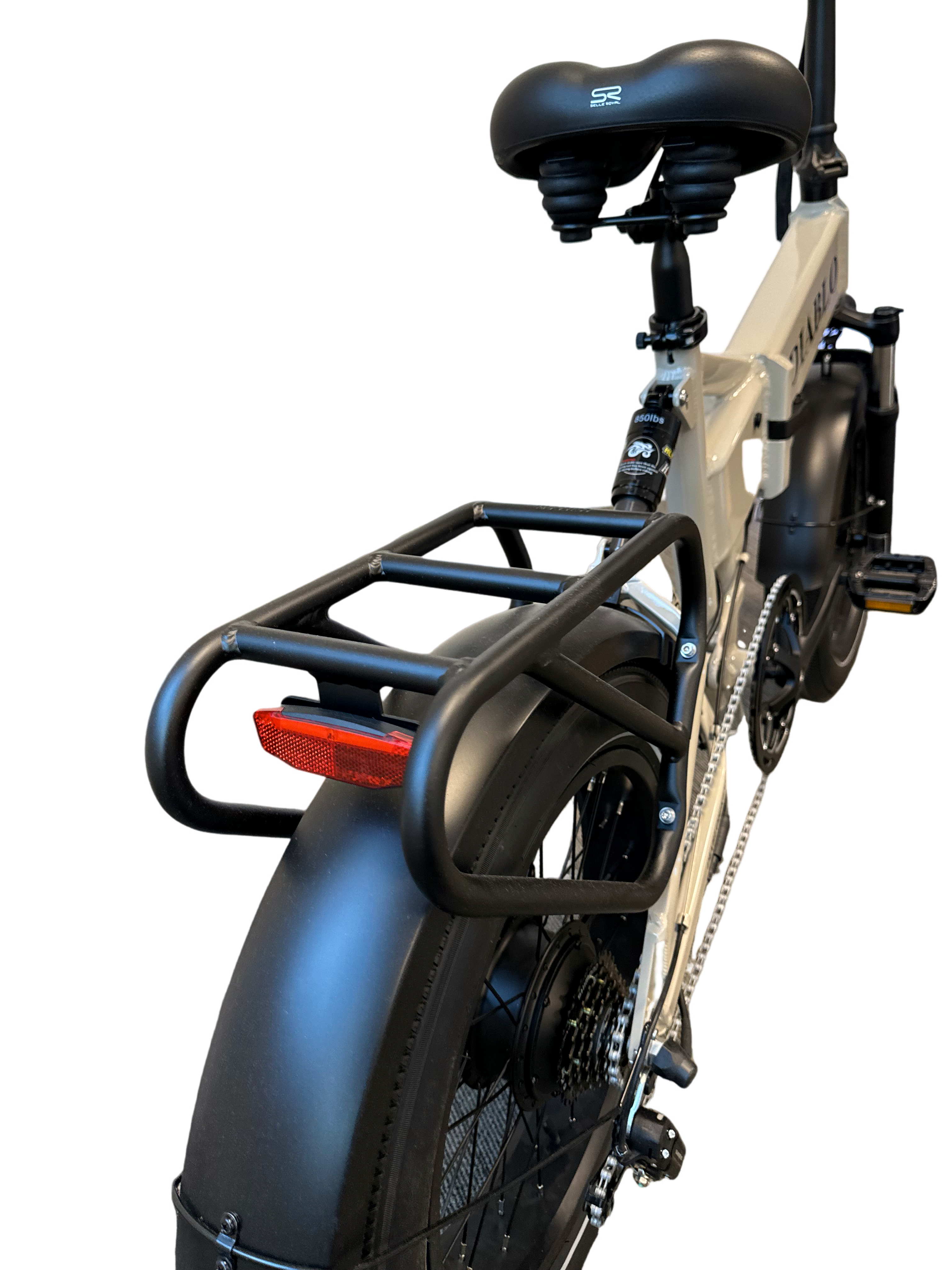 Diablo Storm Fatbike Vouwfiets met Hydraulische remmen - Fashion Grey - AE-trading