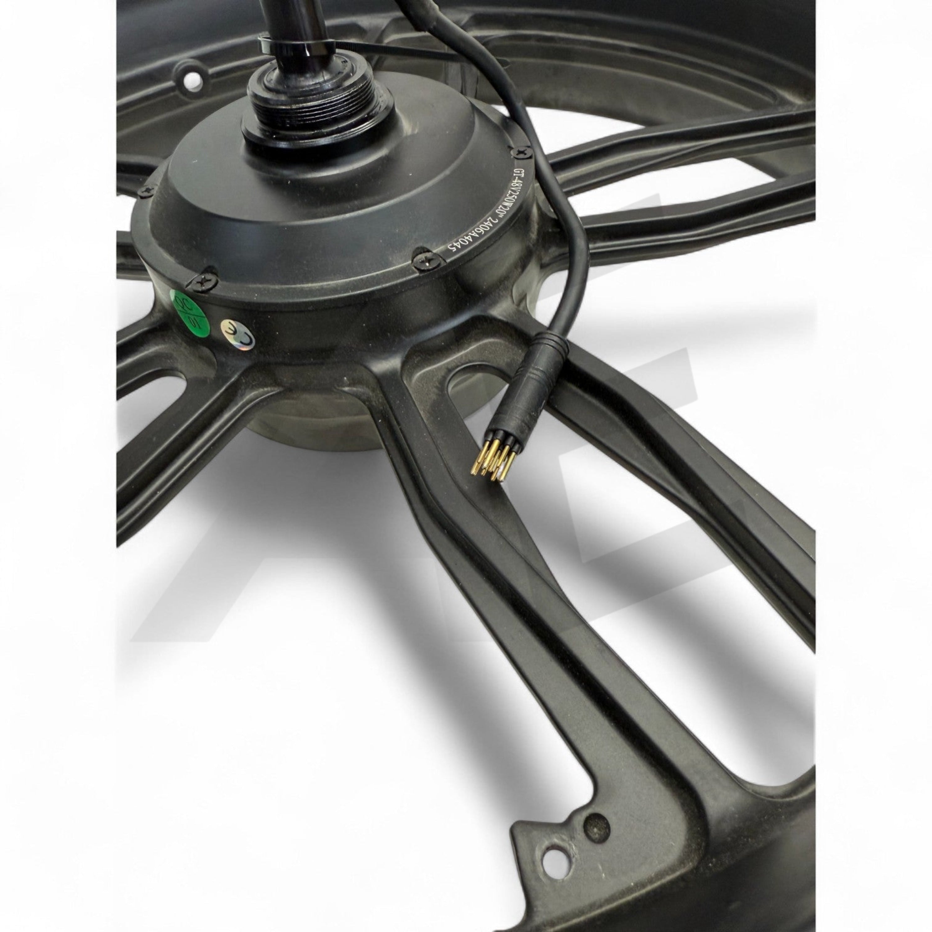 Velg met Motor Ouxi C80 V8, H9 Nieuw Model met Zwarte Kabel Rechterzijde - AE-trading