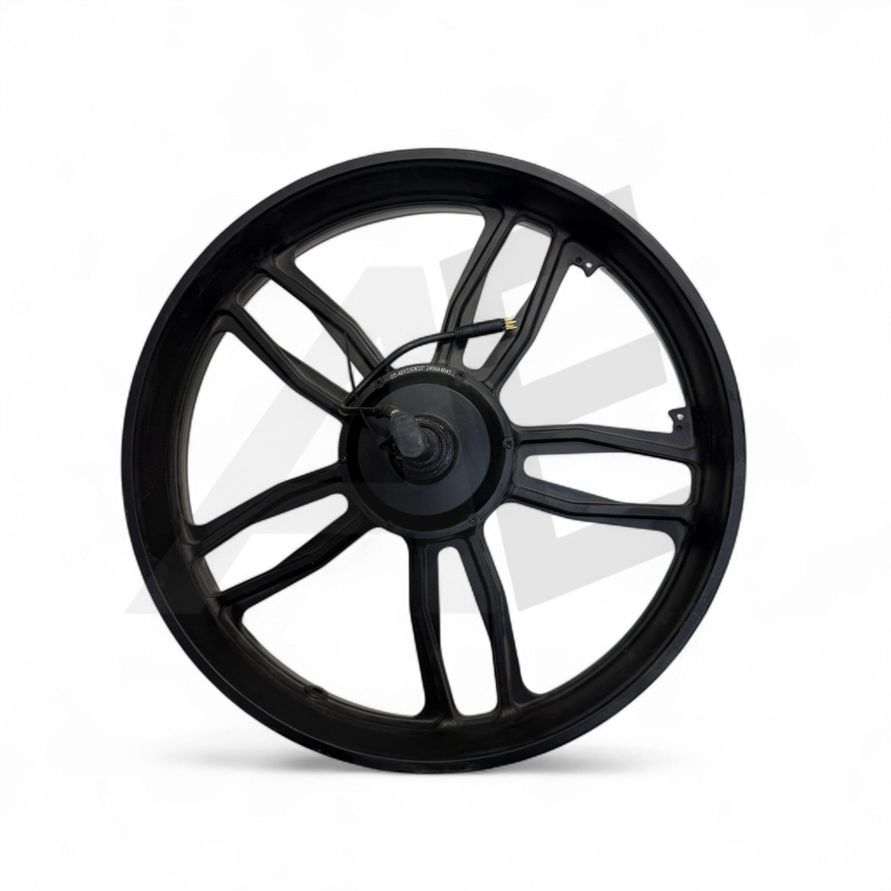 Velg met Motor Ouxi C80 V8, H9 Nieuw Model met Zwarte Kabel Rechterzijde - AE-trading