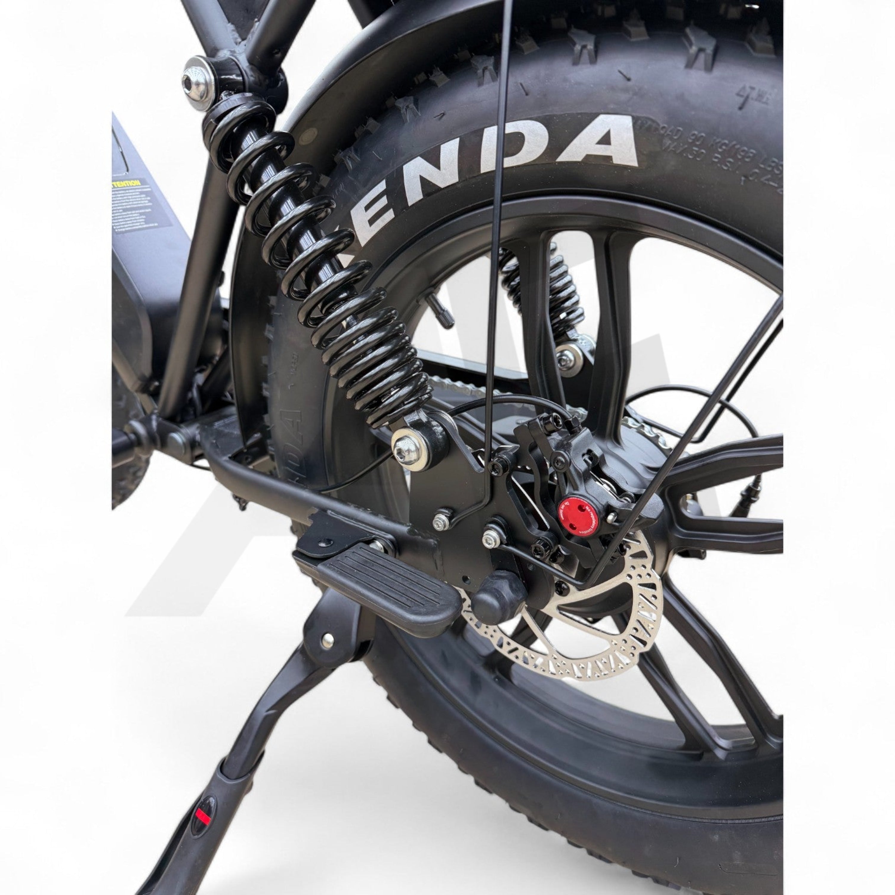 Ouxi C80 Pro Fatbike Zwart met Hydraulische Remmen - AE-trading