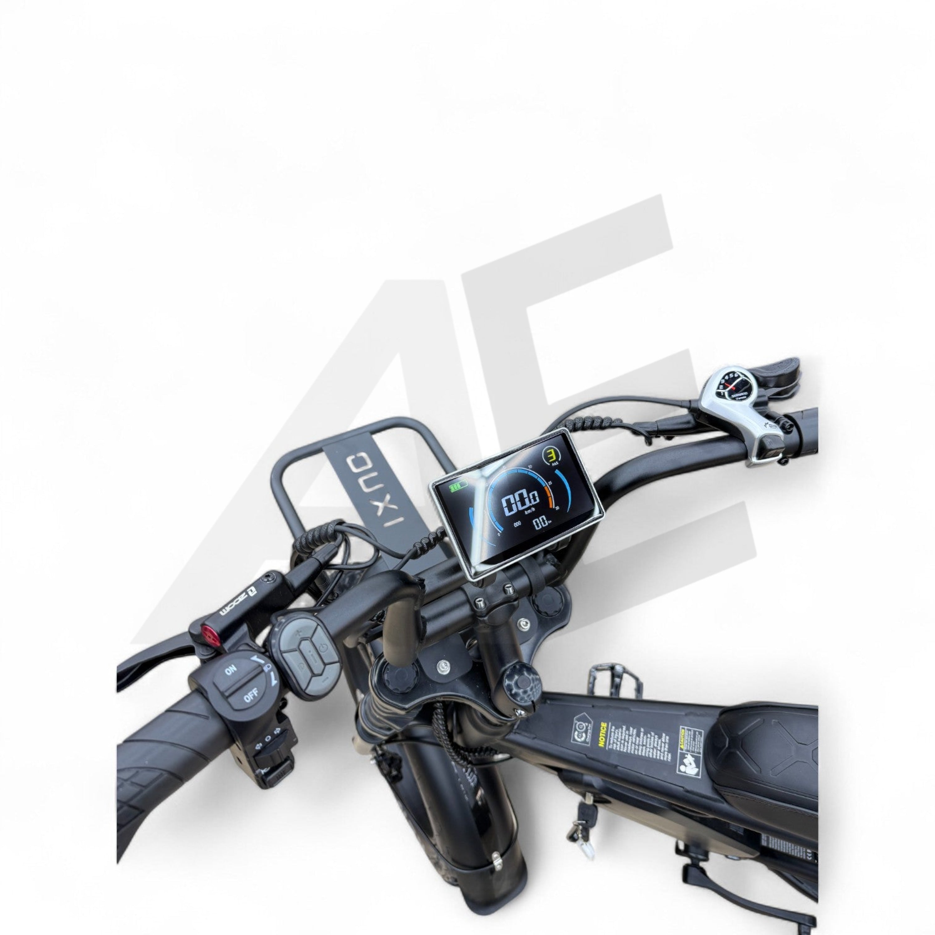 Ouxi C80 Pro Fatbike Zwart met Hydraulische Remmen - AE-trading