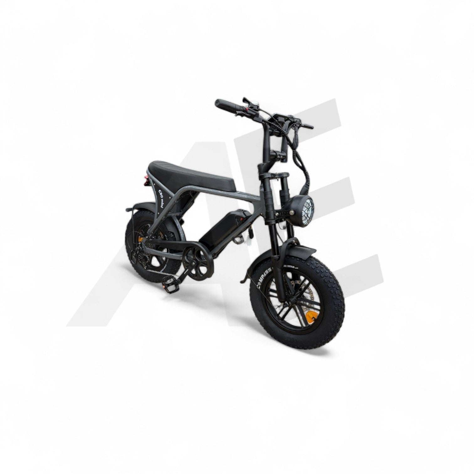 Ouxi C80 Mini Fatbike Nardo Grey met Hydraulische Remmen - AE-trading