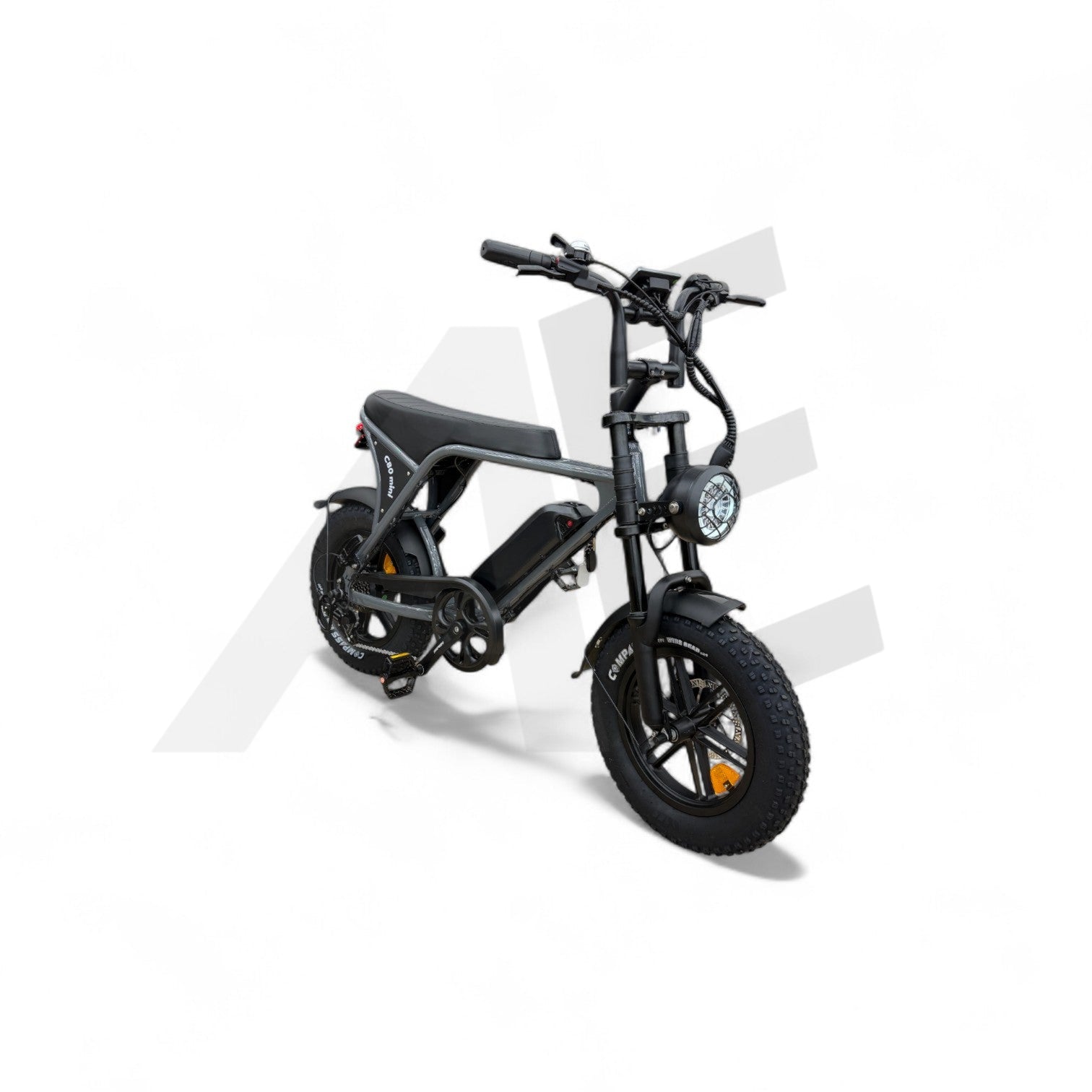 Ouxi C80 Mini Fatbike Nardo Grey met Hydraulische Remmen - AE-trading