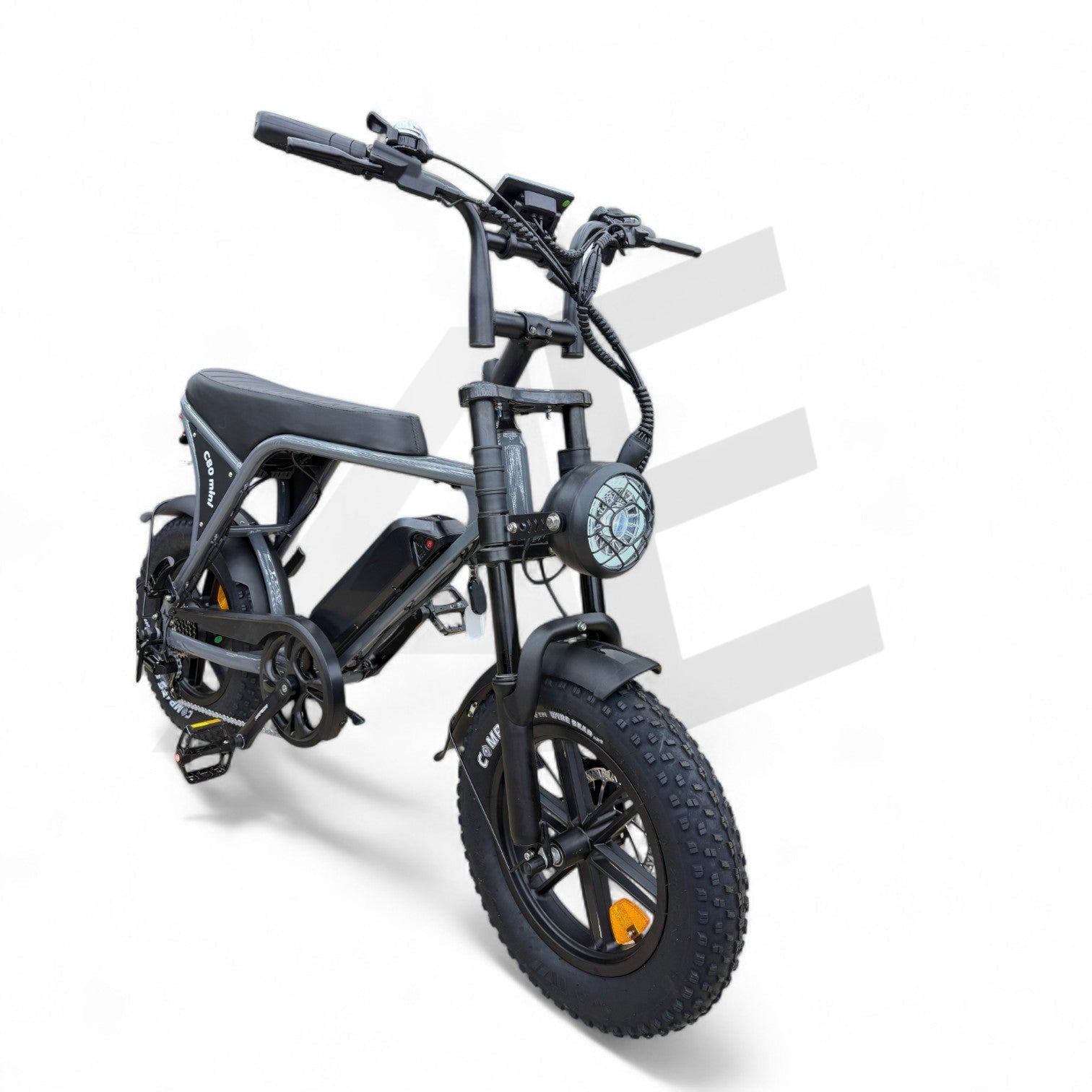 Ouxi C80 Mini Fatbike Nardo Grey met Hydraulische Remmen - AE-trading