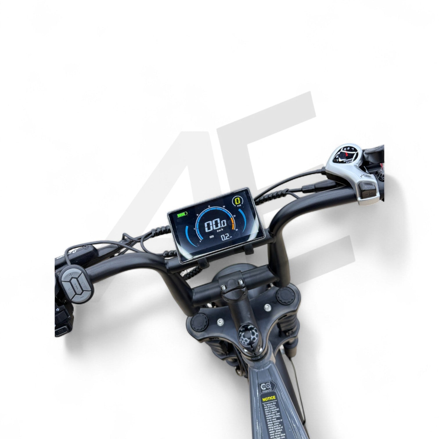 Ouxi C80 Mini Fatbike Nardo Grey met Hydraulische Remmen - AE-trading