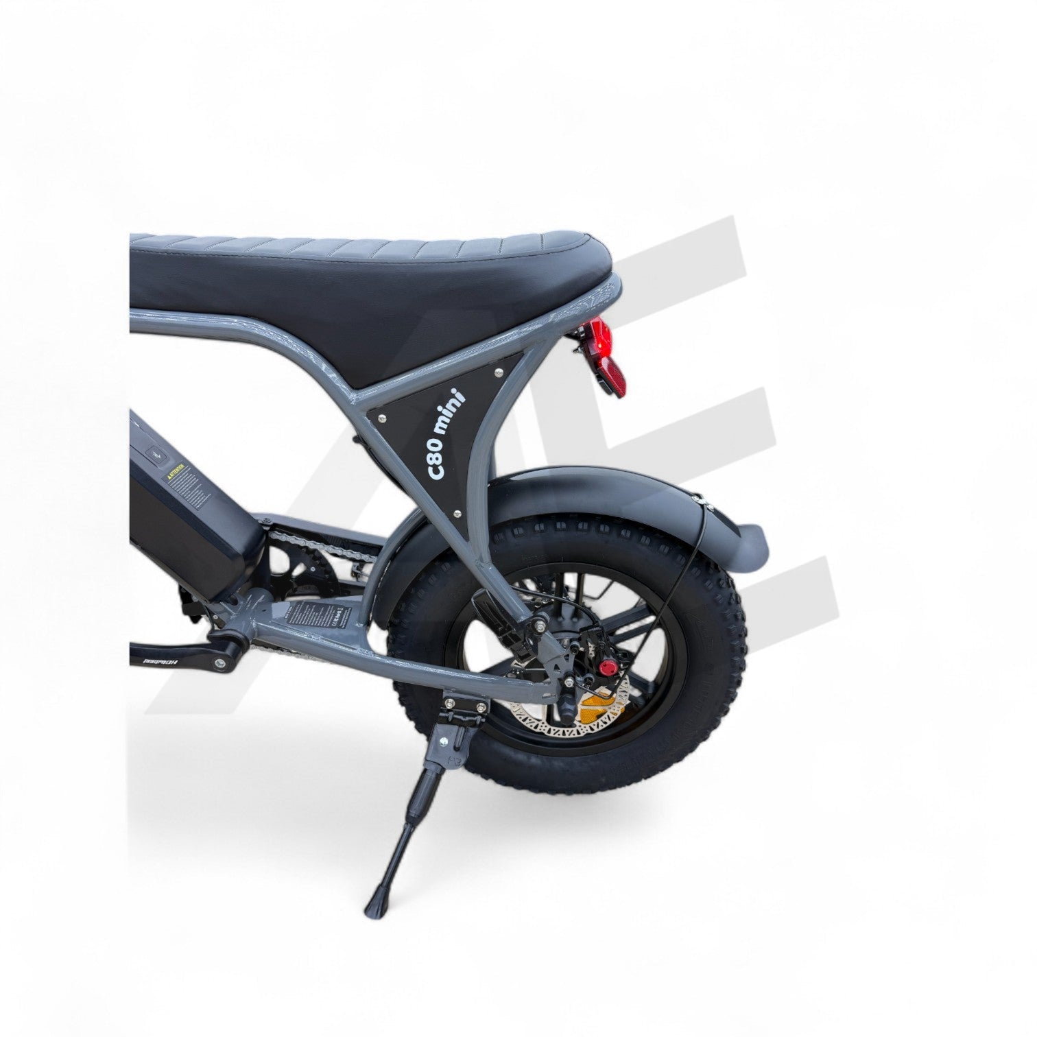 Ouxi C80 Mini Fatbike Nardo Grey met Hydraulische Remmen - AE-trading