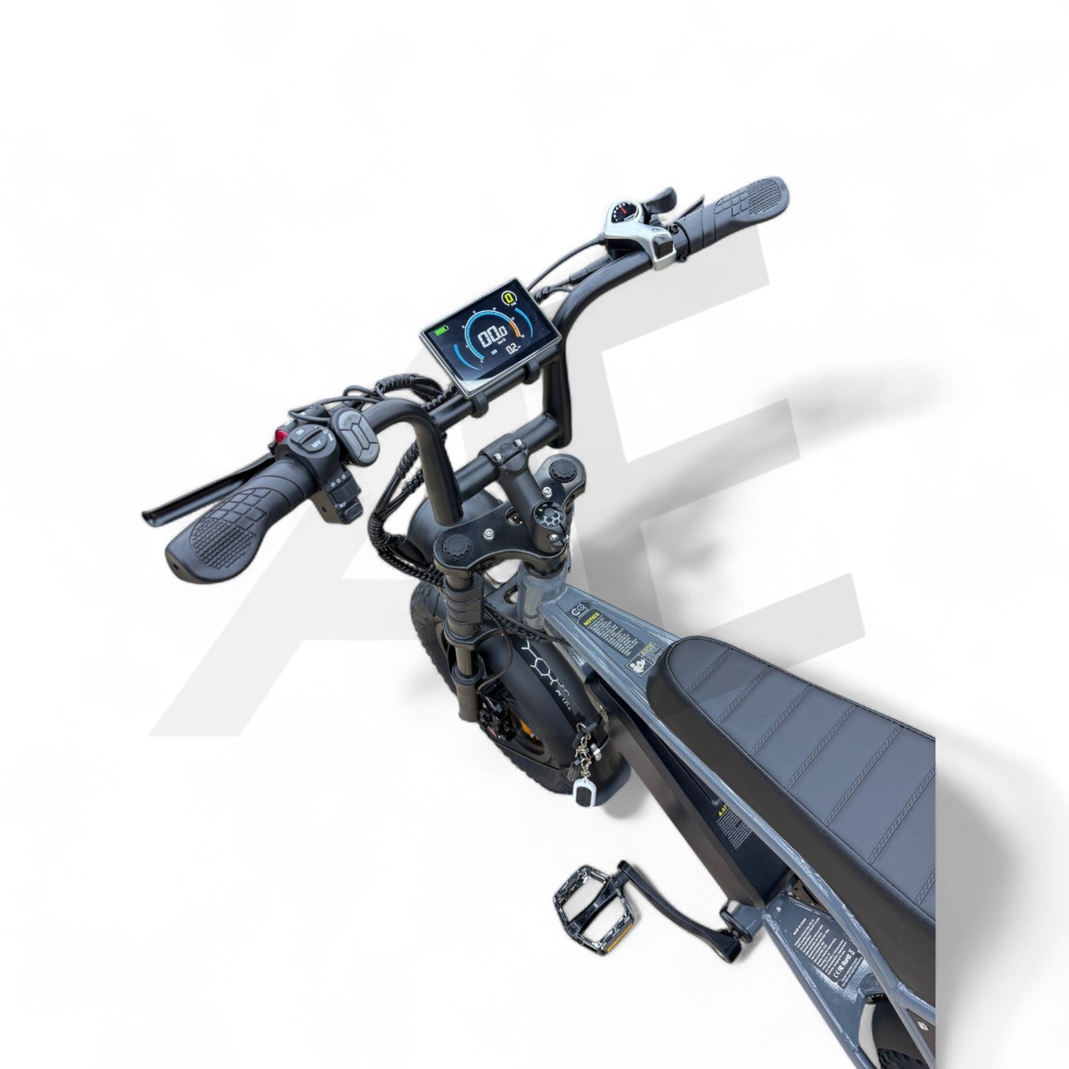 Ouxi C80 Mini Fatbike Nardo Grey met Hydraulische Remmen - AE-trading